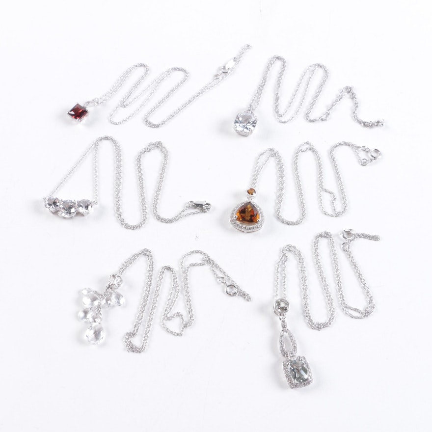 Assorted Sterling Silver Necklaces