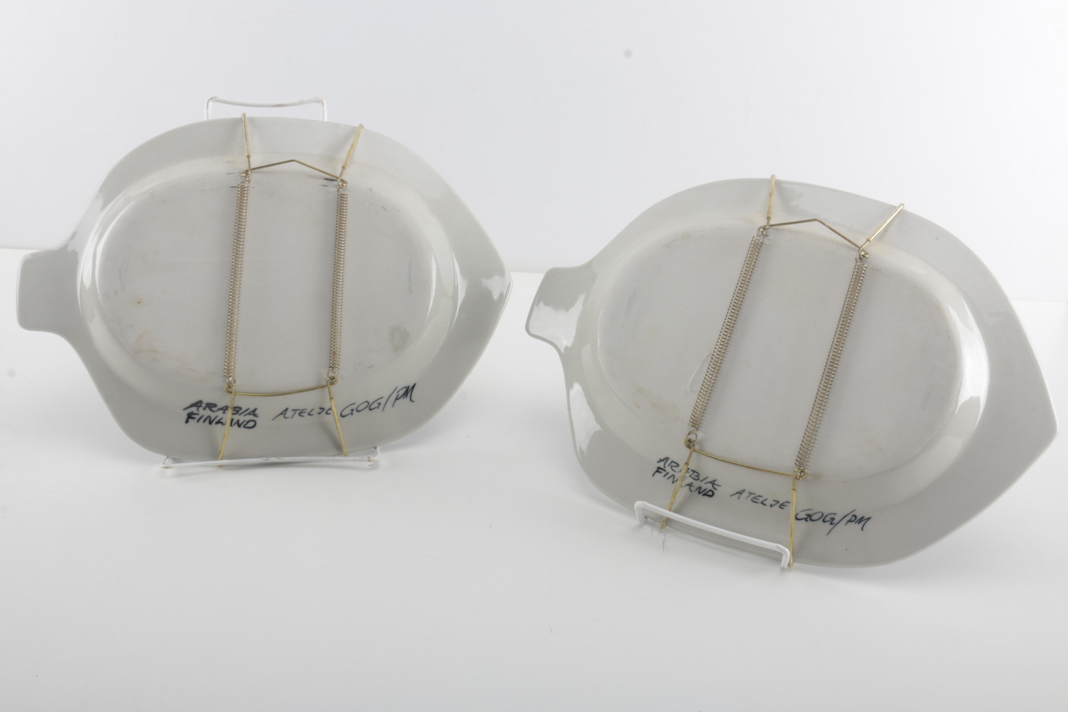 Arabia Finland Fish Platters