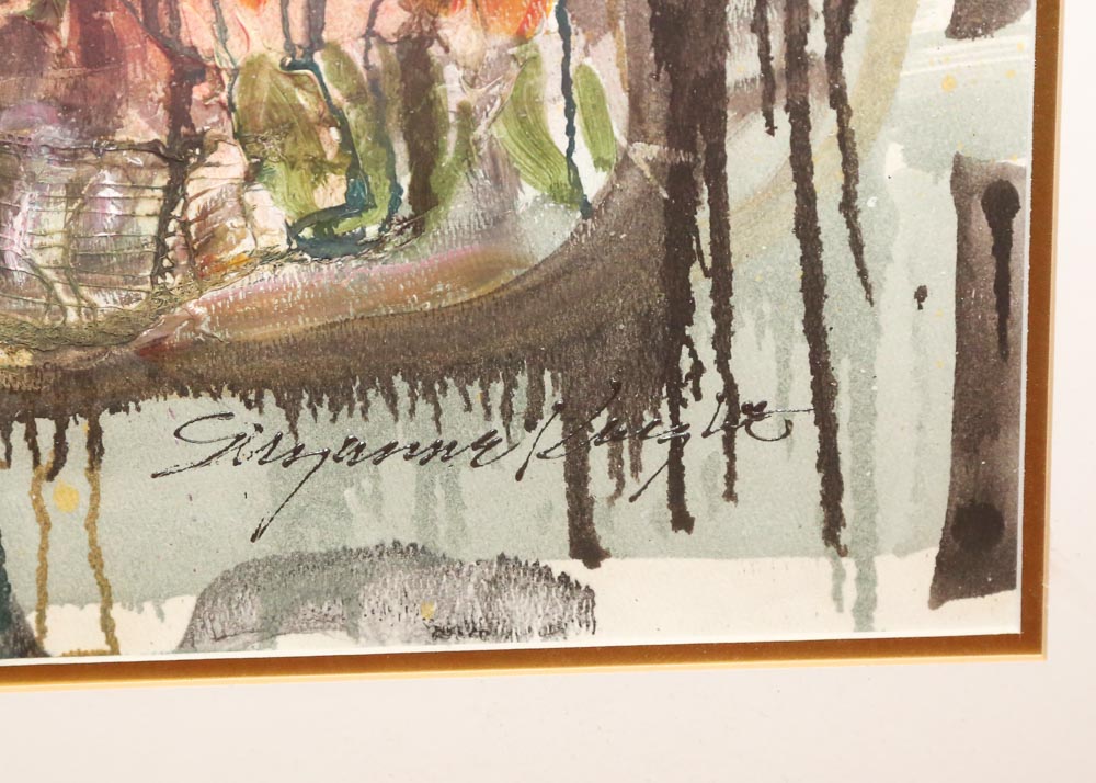 Suzanne Knight Original Mixed Media on Paper