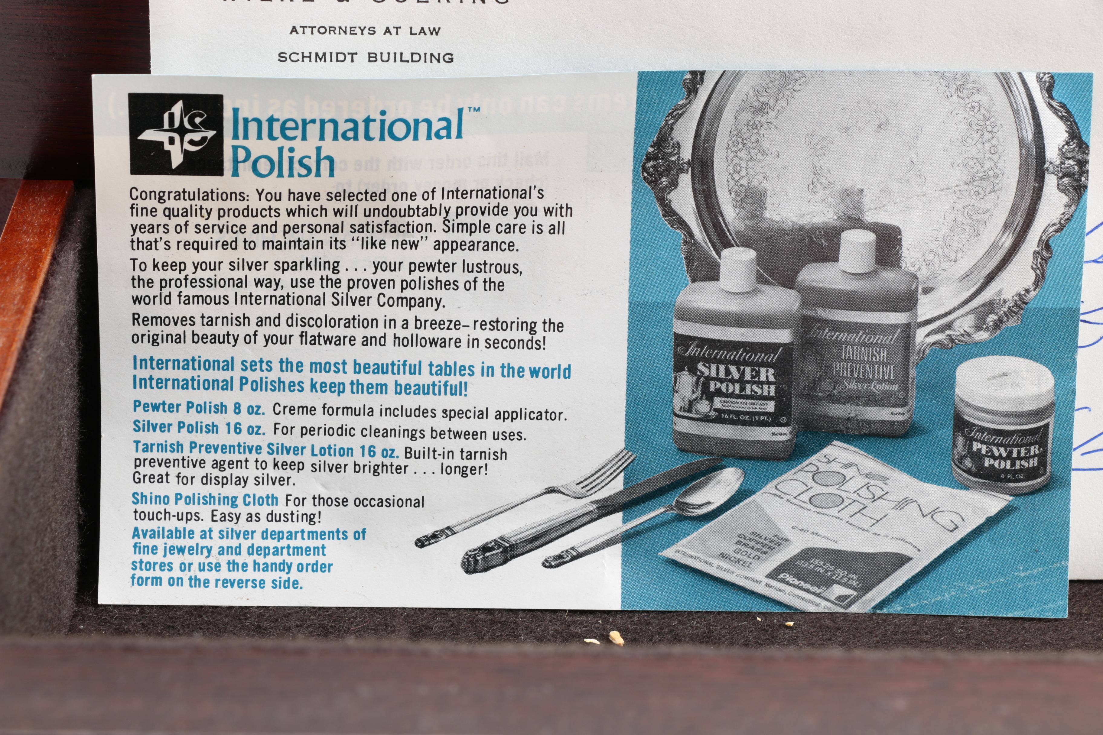 International "Decorator" Stainless Flatware