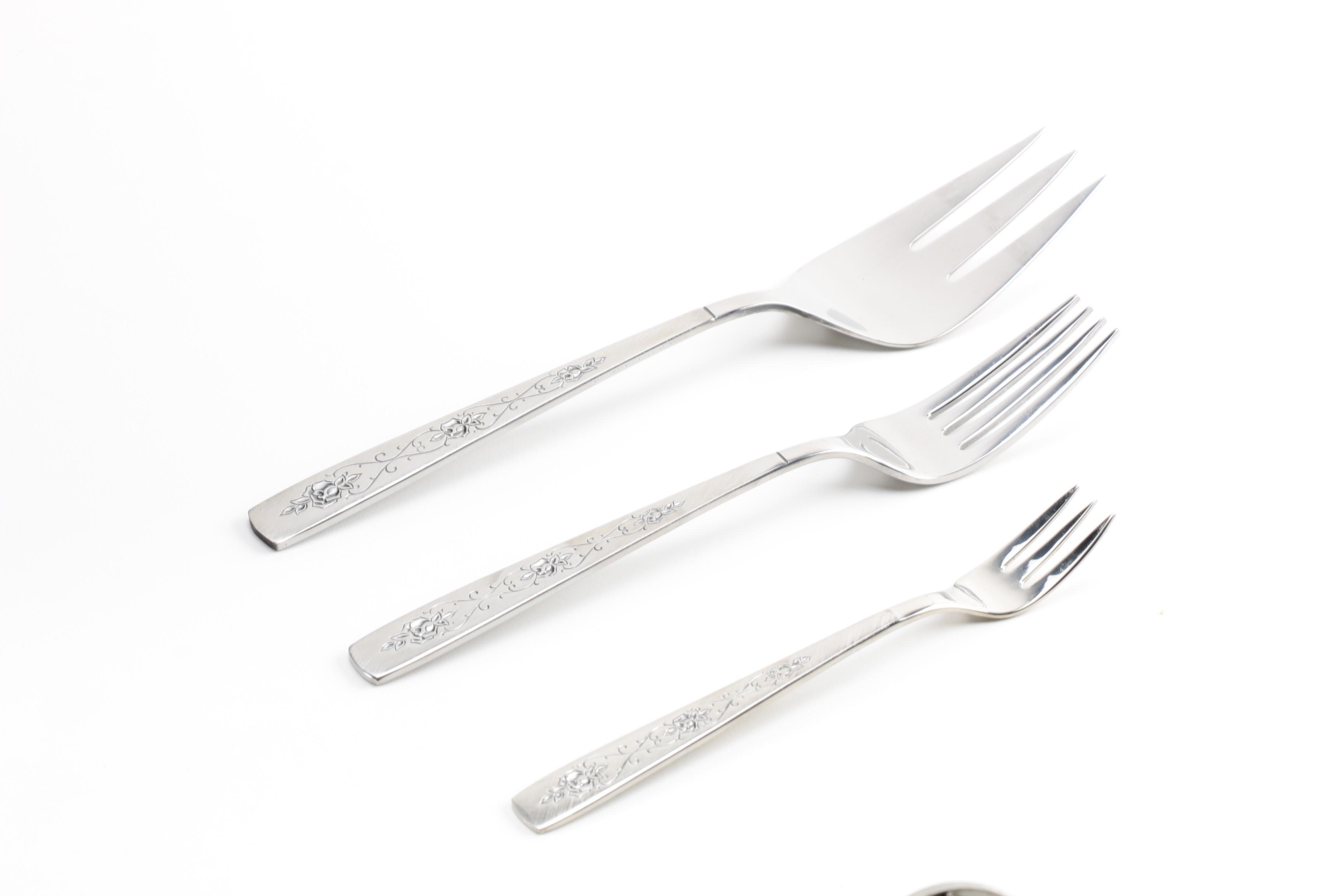 International "Decorator" Stainless Flatware