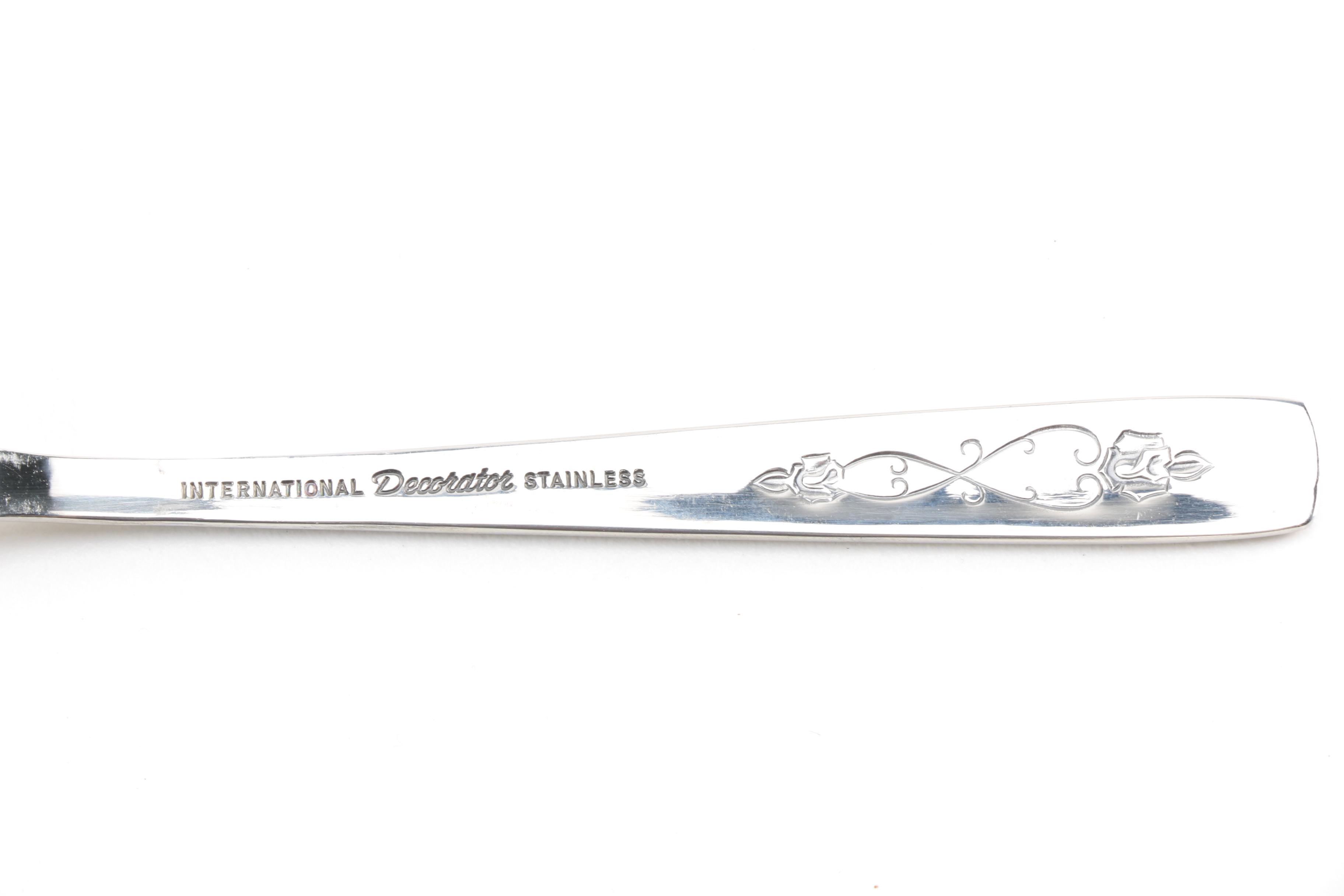 International "Decorator" Stainless Flatware