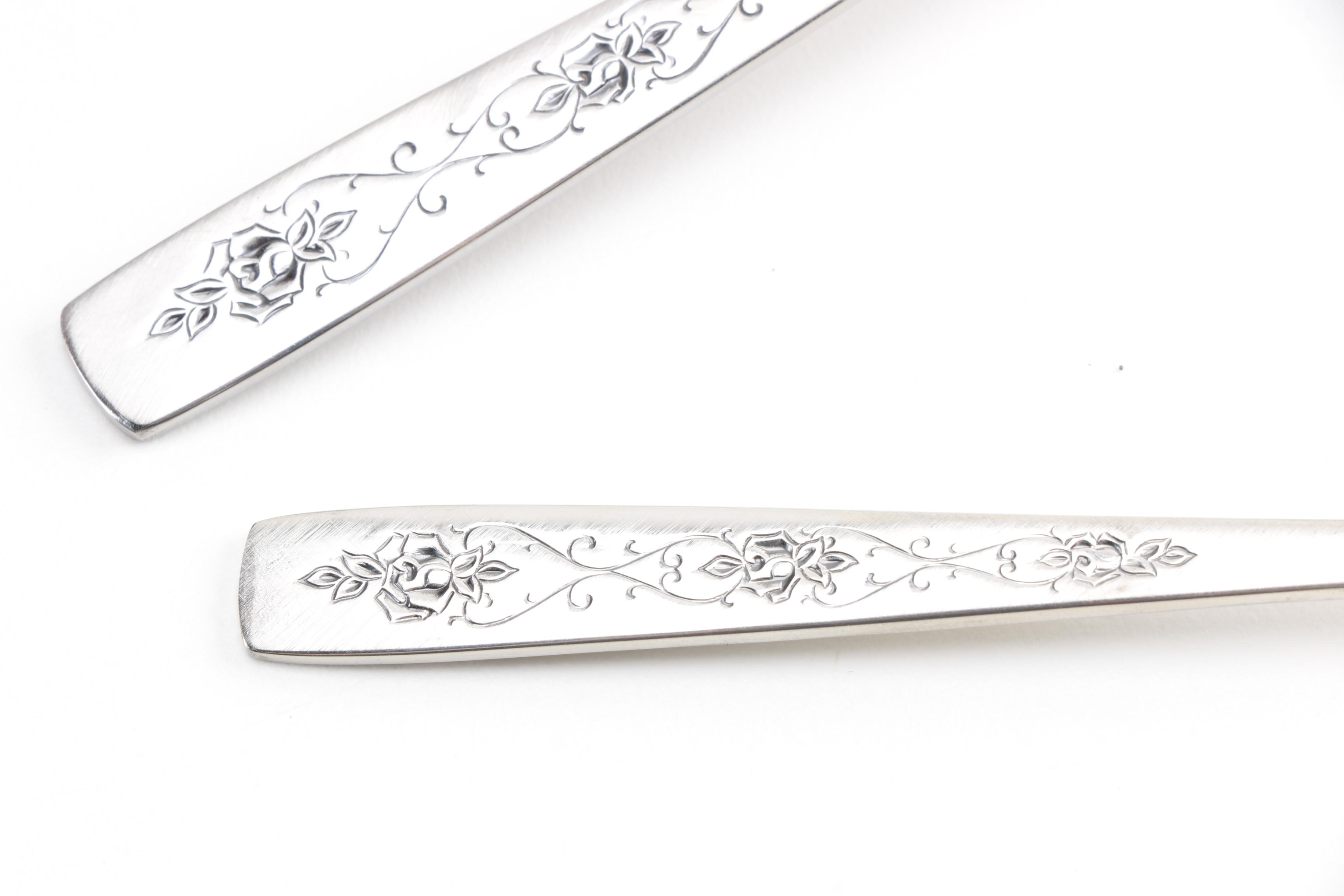 International "Decorator" Stainless Flatware
