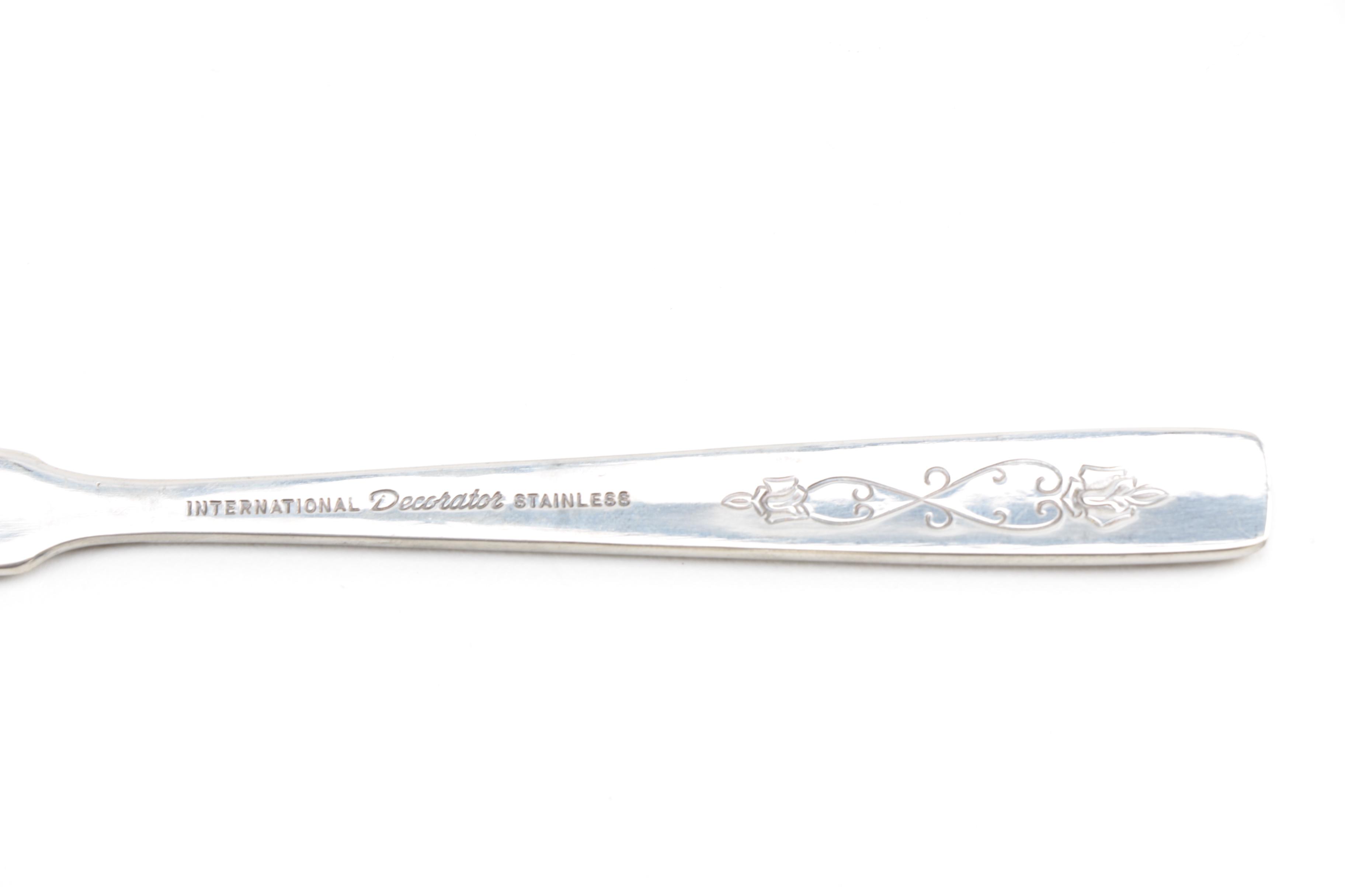 International "Decorator" Stainless Flatware