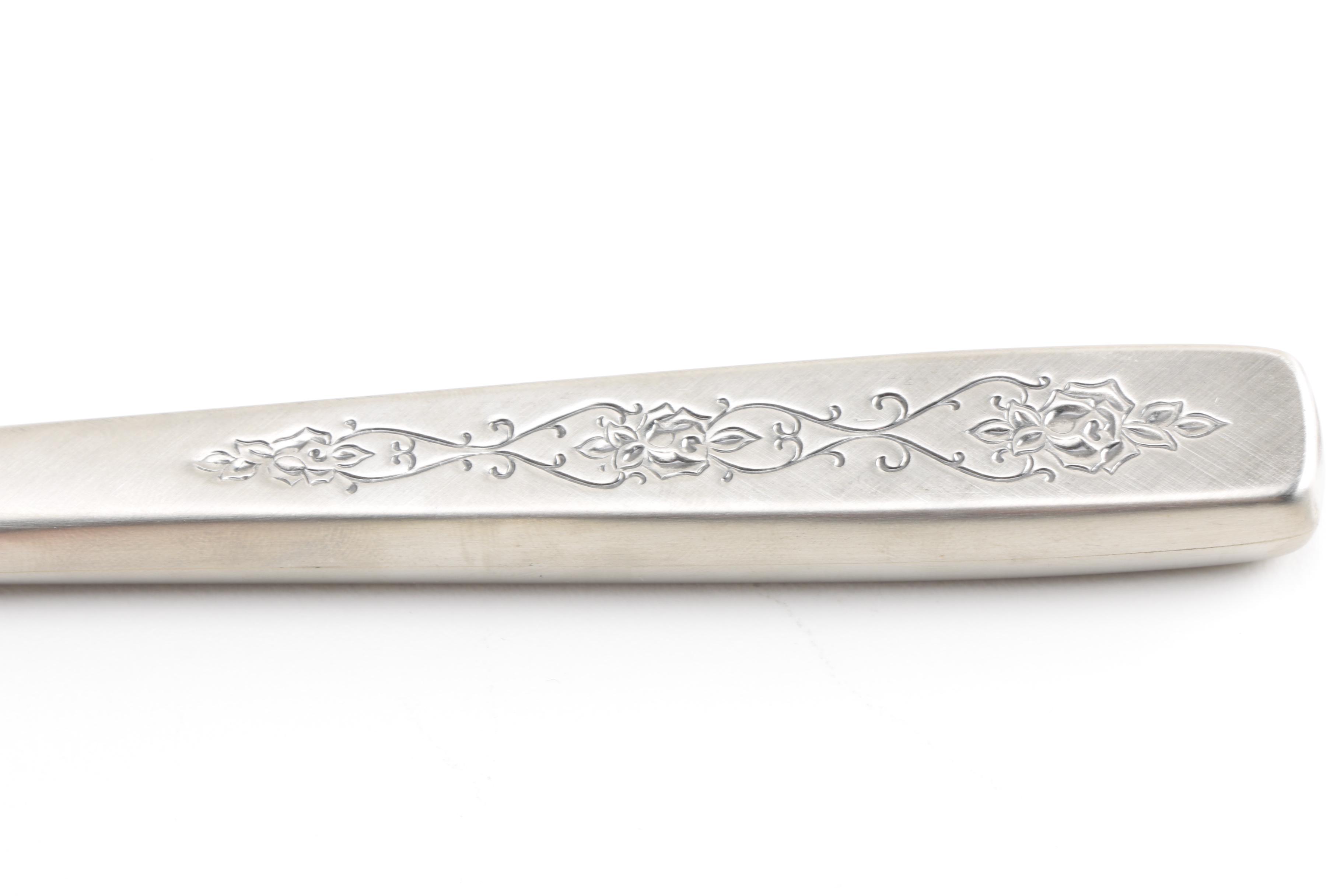International "Decorator" Stainless Flatware