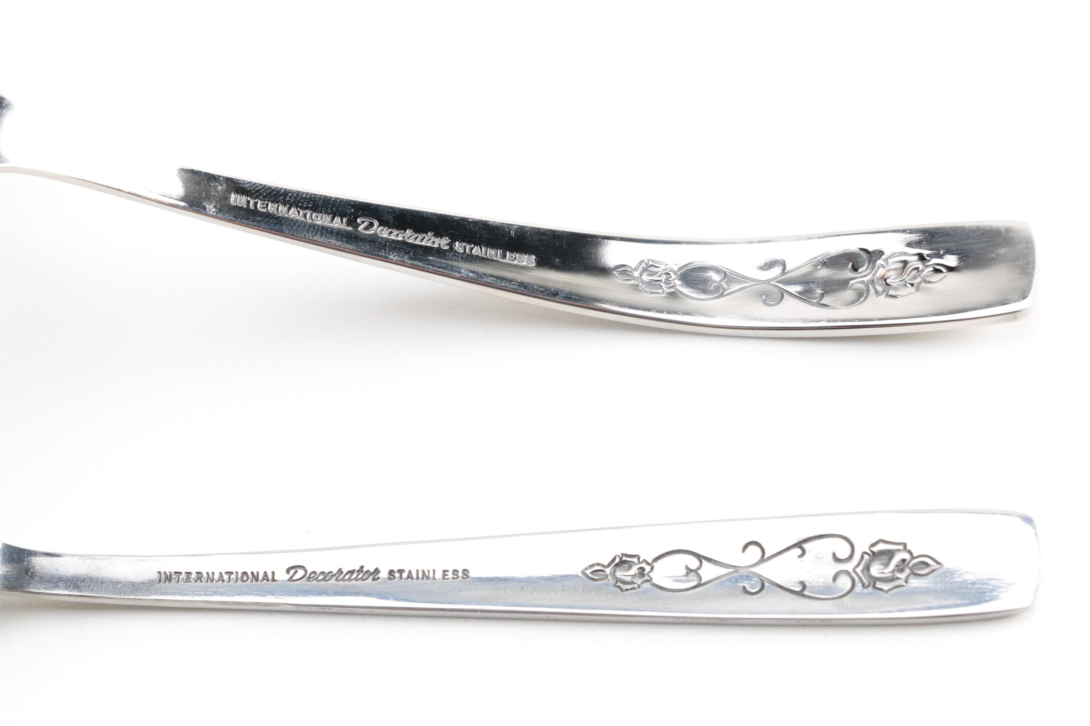 International "Decorator" Stainless Flatware