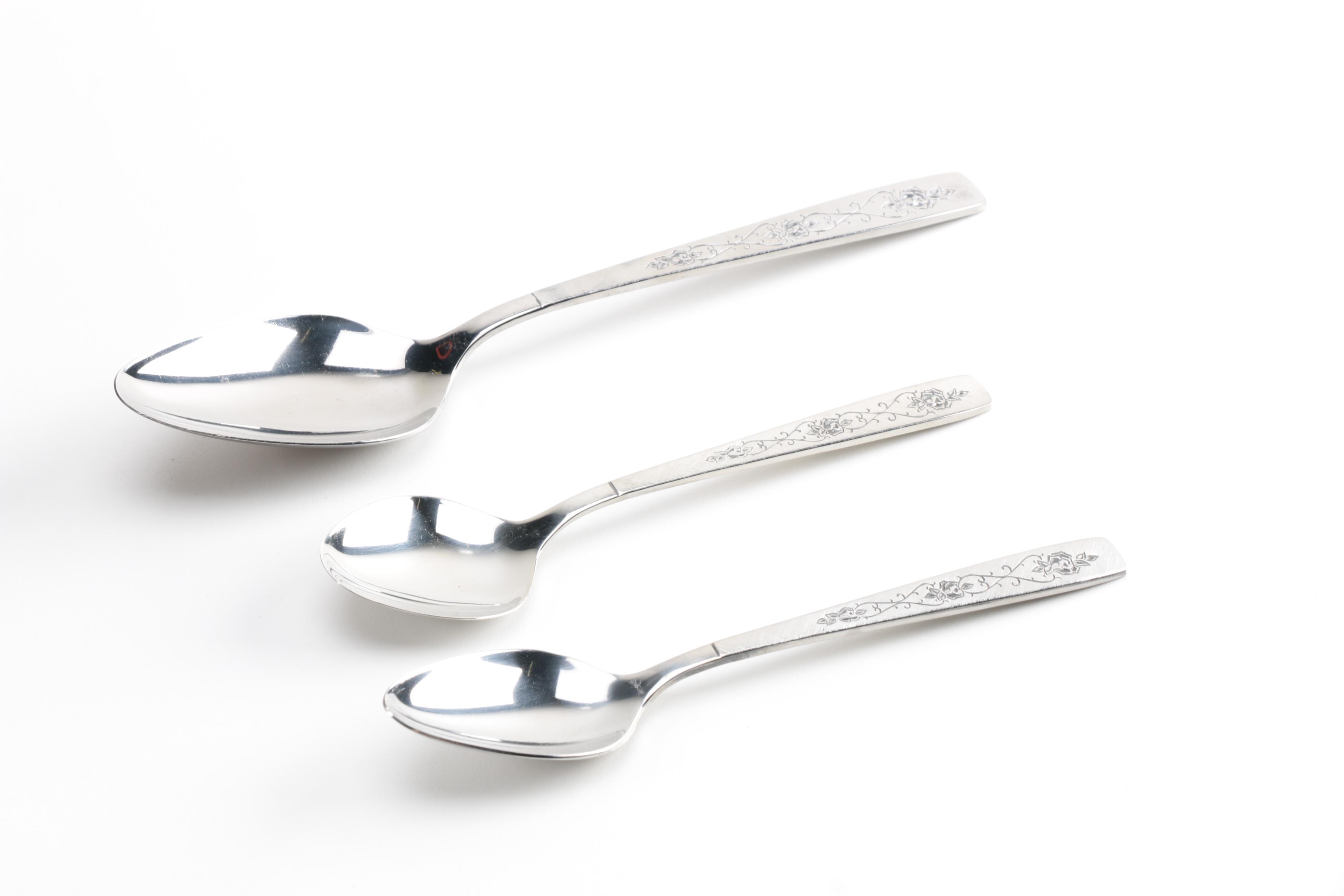International "Decorator" Stainless Flatware