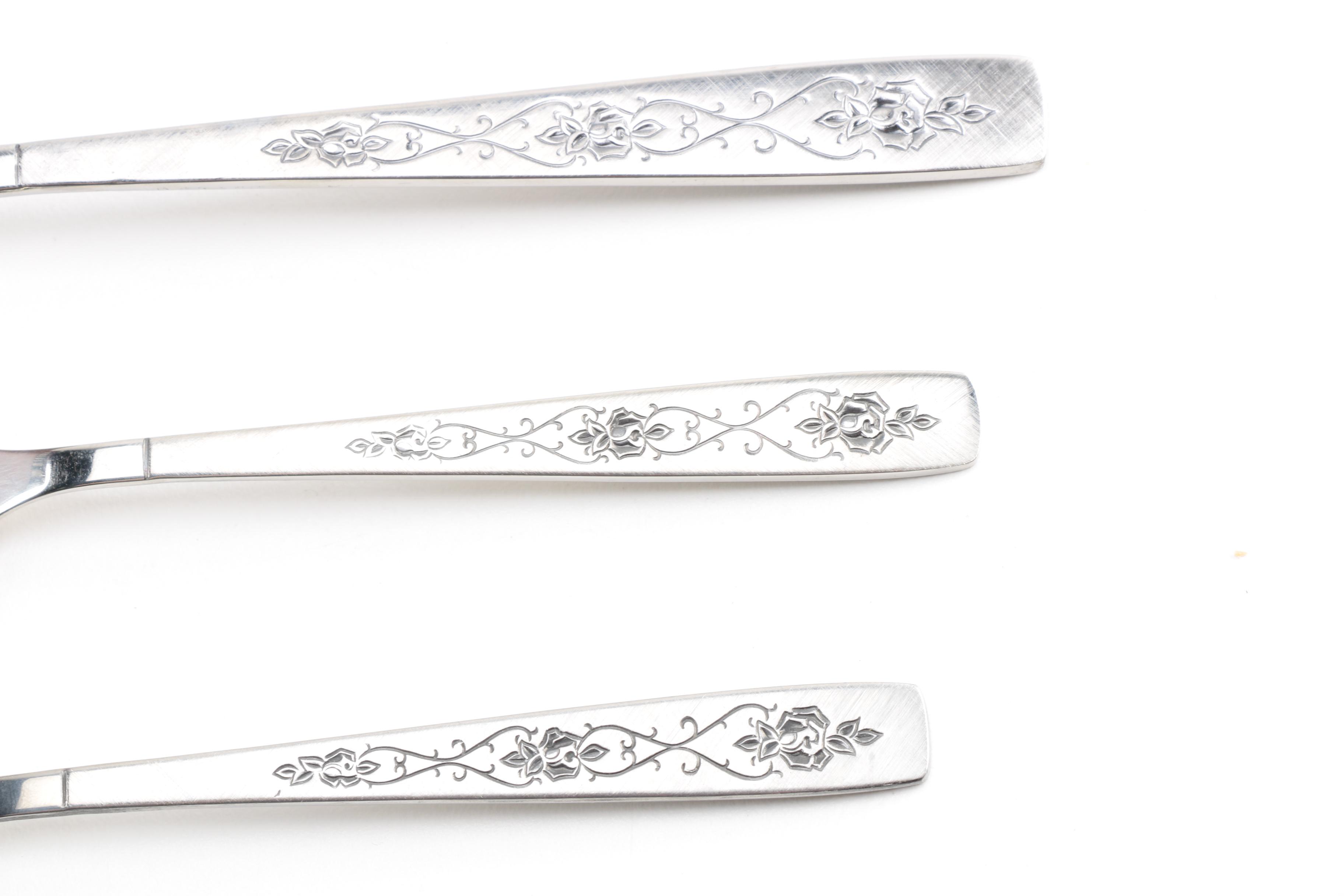 International "Decorator" Stainless Flatware