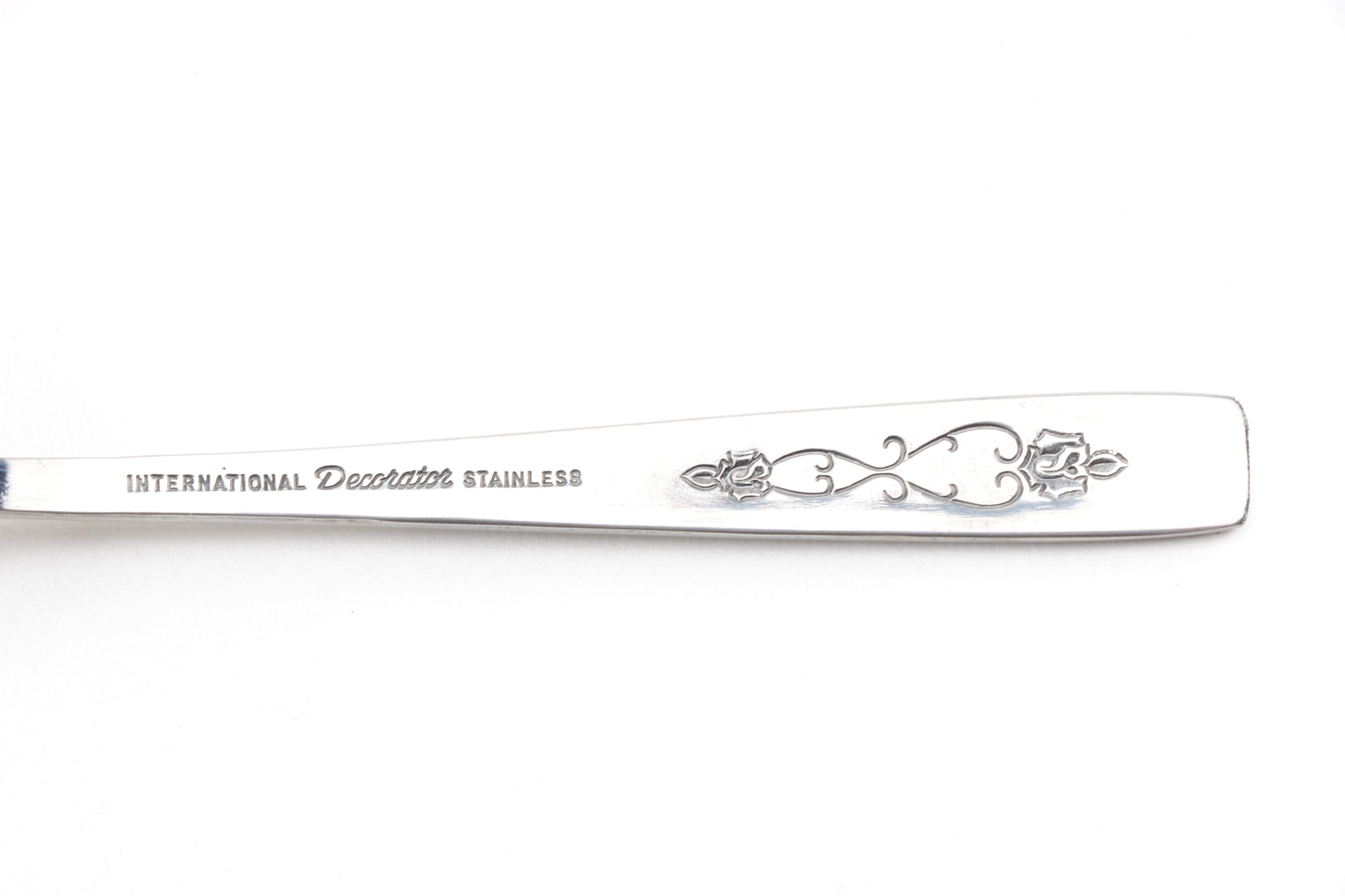 International "Decorator" Stainless Flatware