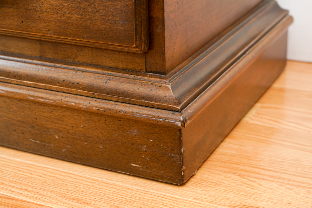 Mahogany Curio Cabinet by Ethan Allen