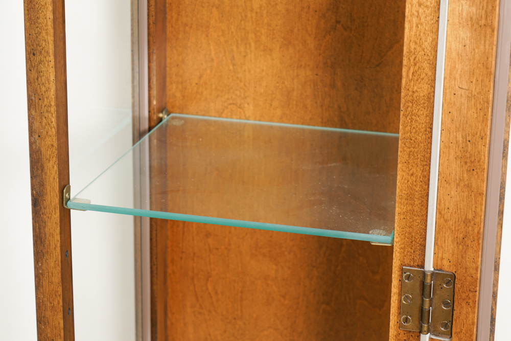 Mahogany Curio Cabinet by Ethan Allen