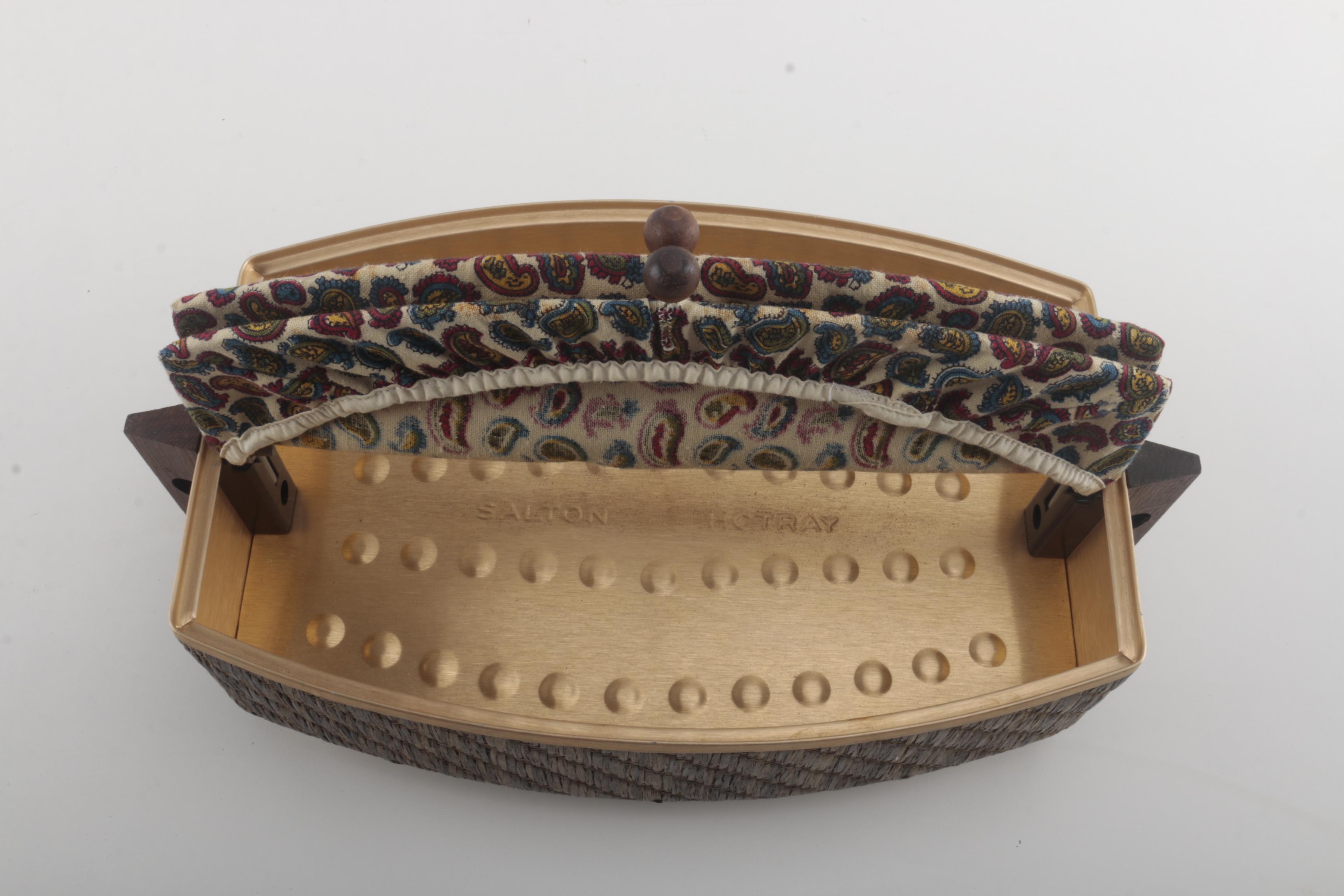 Vintage Oster Electric Fondue Pot and Salton Hotray Bun Warmer