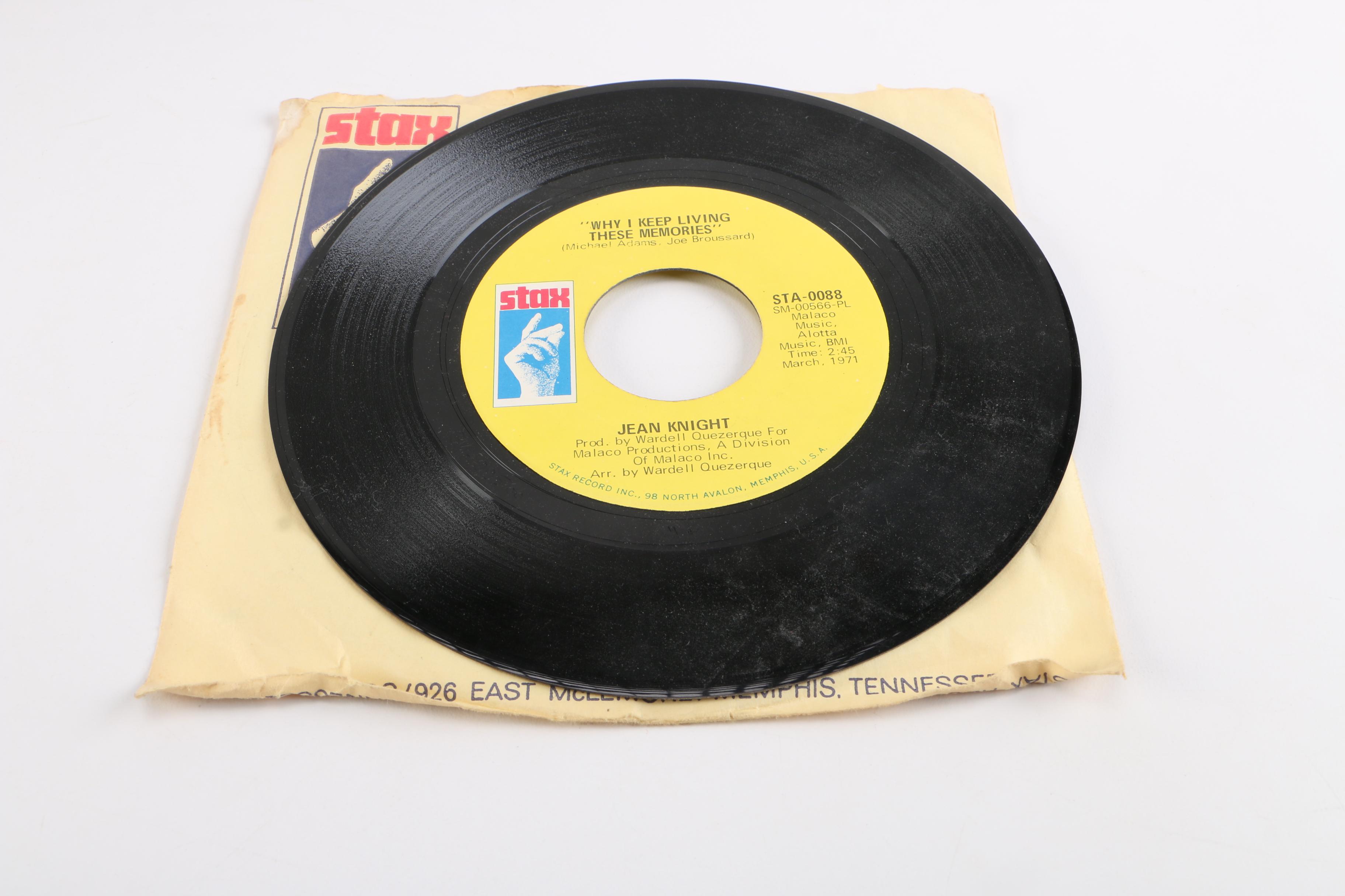 RCA Victor Portable Record Player and 45 rpm Singles