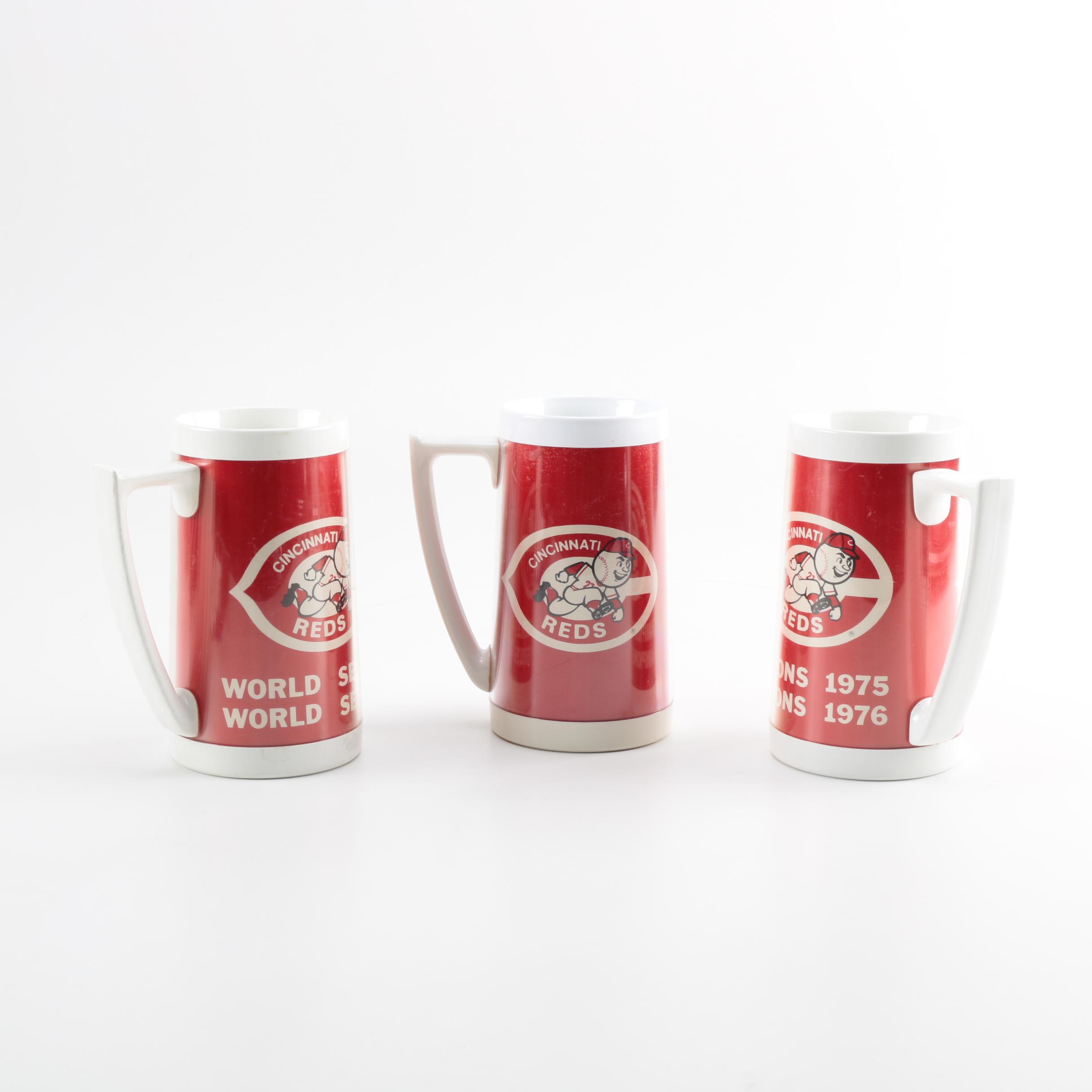 Plastic ThermoServ Cincinnati Reds Champions Mugs