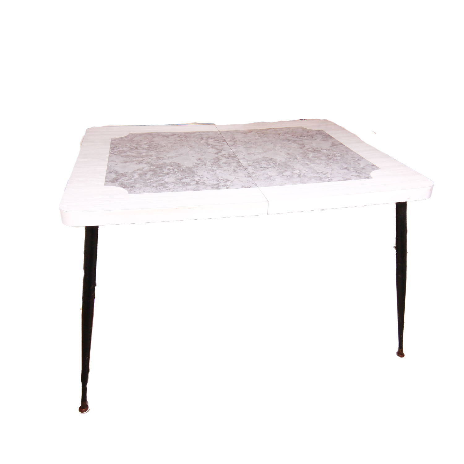 Mid Century Modern Kitchen Table with Extension Leaf