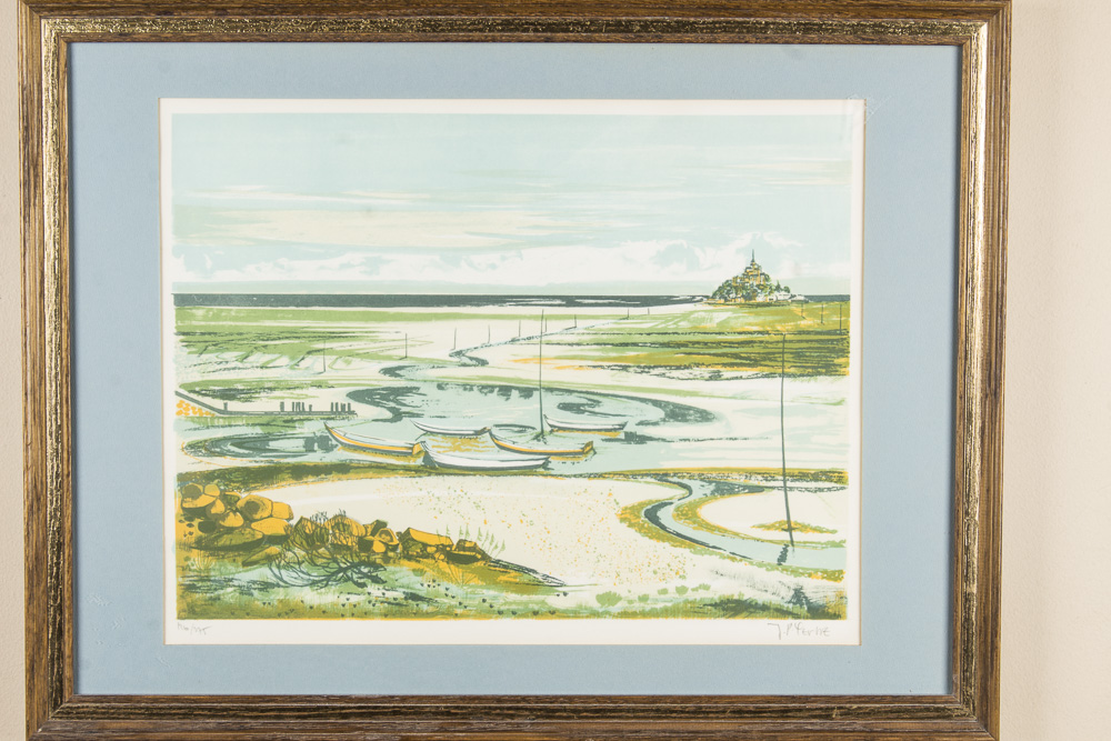 Jean-Pierre Tertre Limited Edition Lithograph on Paper