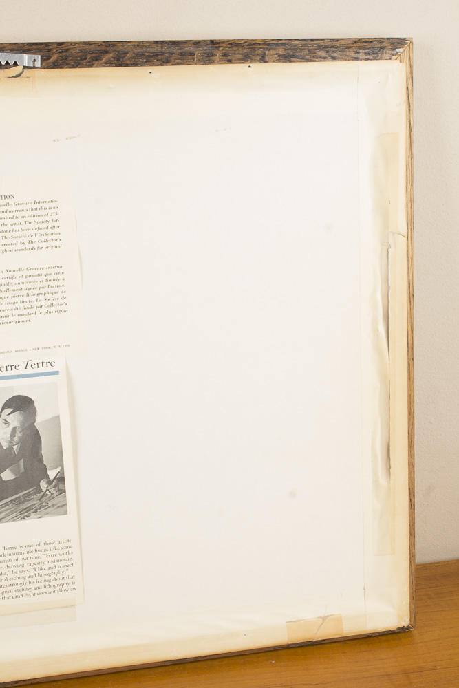 Jean-Pierre Tertre Limited Edition Lithograph on Paper