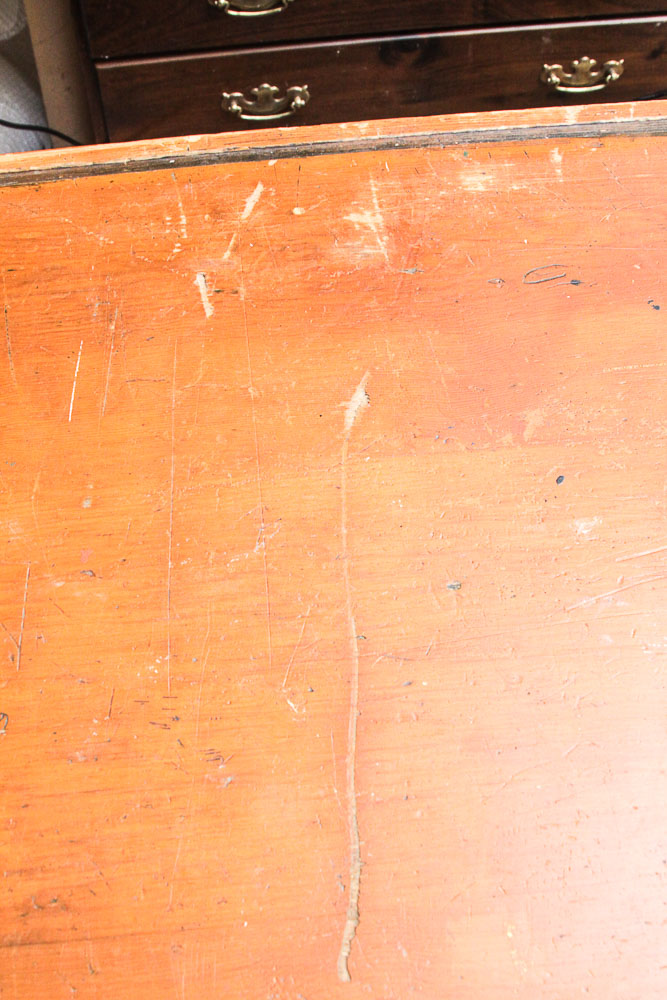 Vintage Wood Work Table