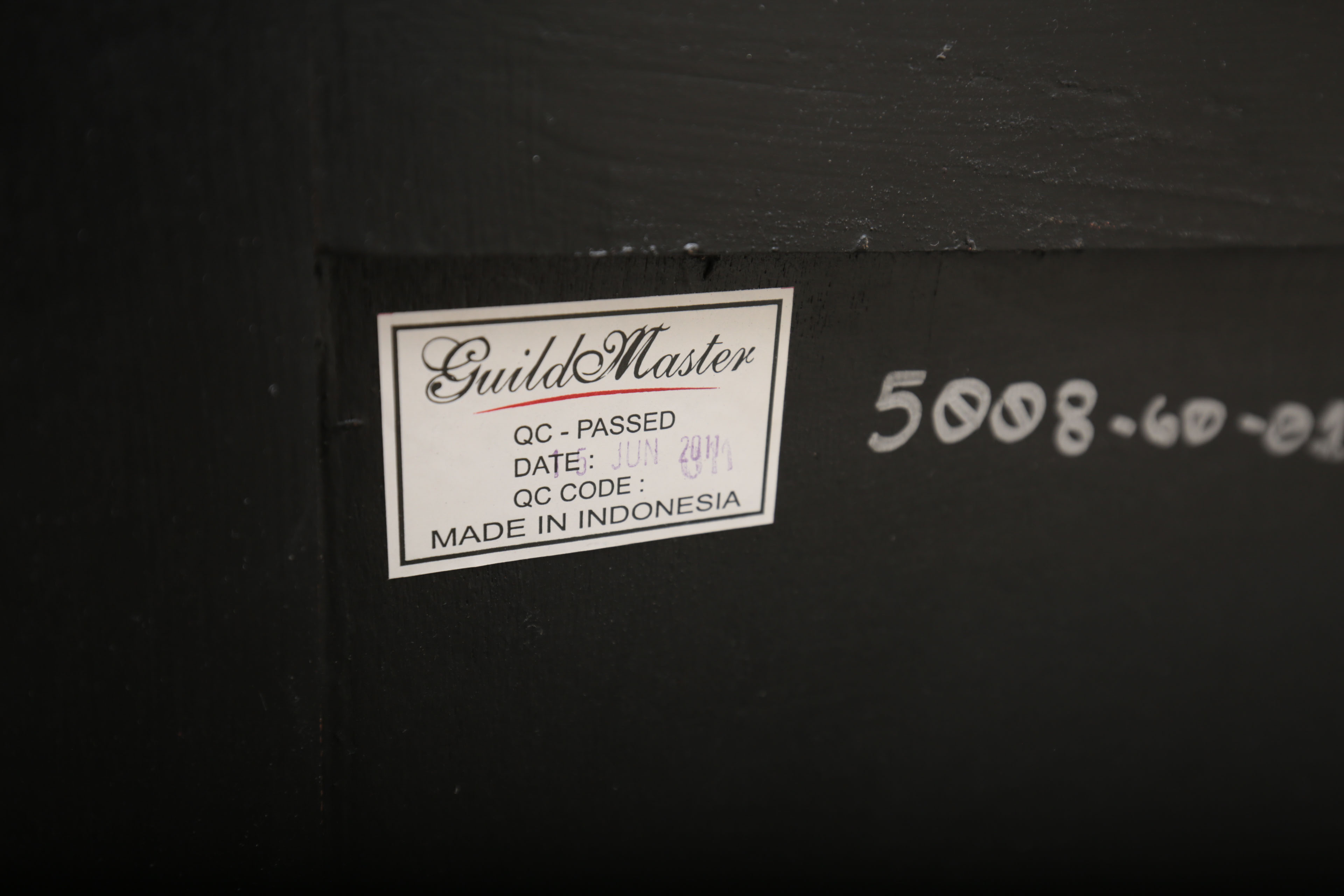 Guild Master Hand-Painted Sideboard Cabinet