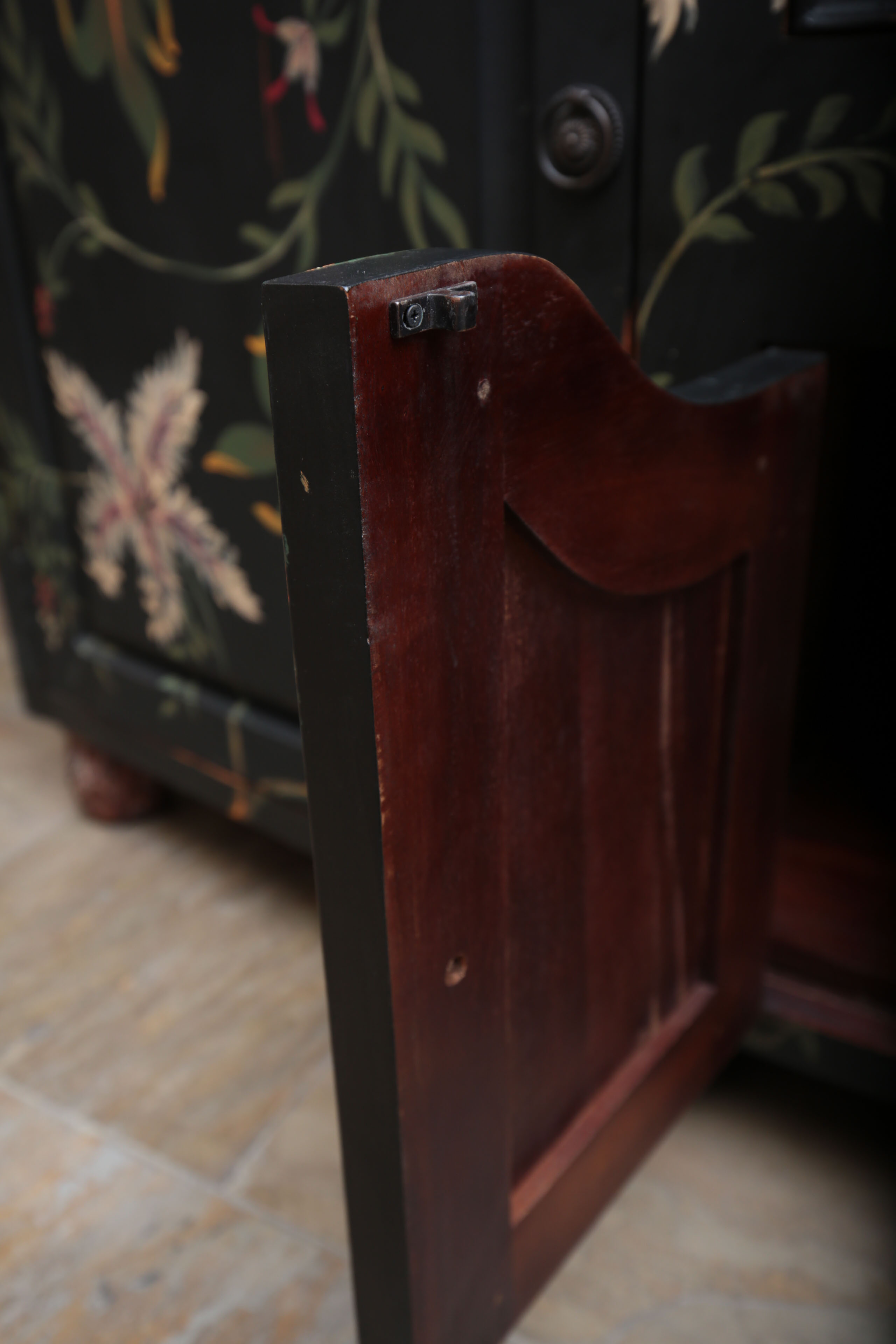 Guild Master Hand-Painted Sideboard Cabinet