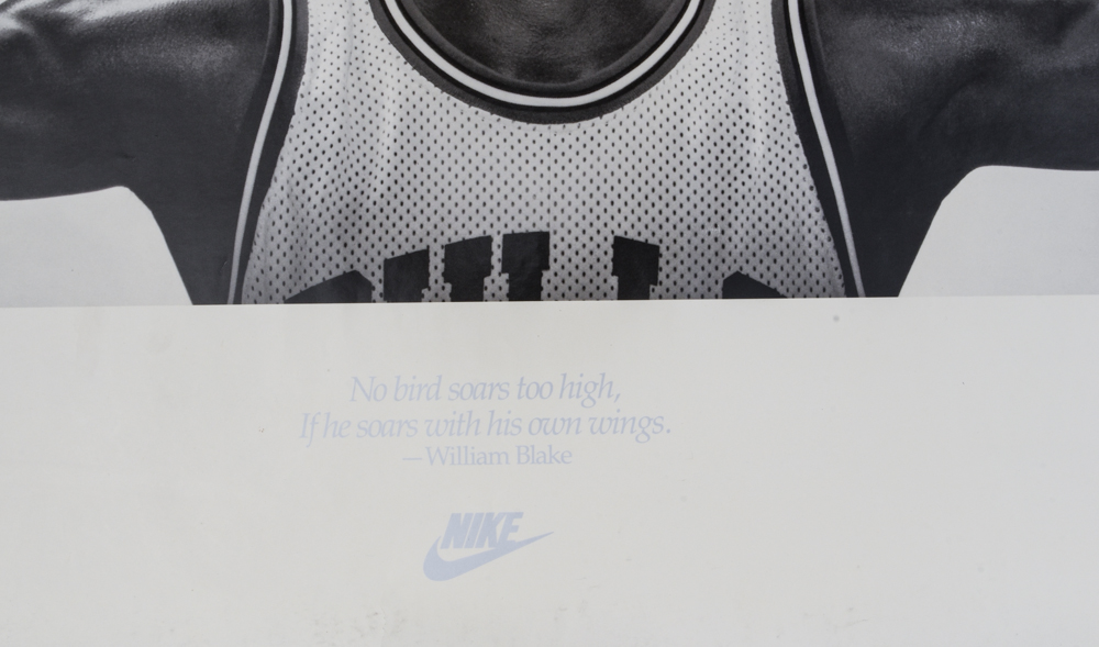 Vintage 1990s Poster Michael Jordan for Nike "Wings"