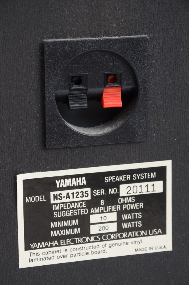 Pair of Yamaha Floor Speakers