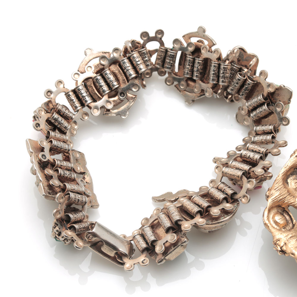 Bead and Stone Costume Jewelry Assortment Including BSK and Monet