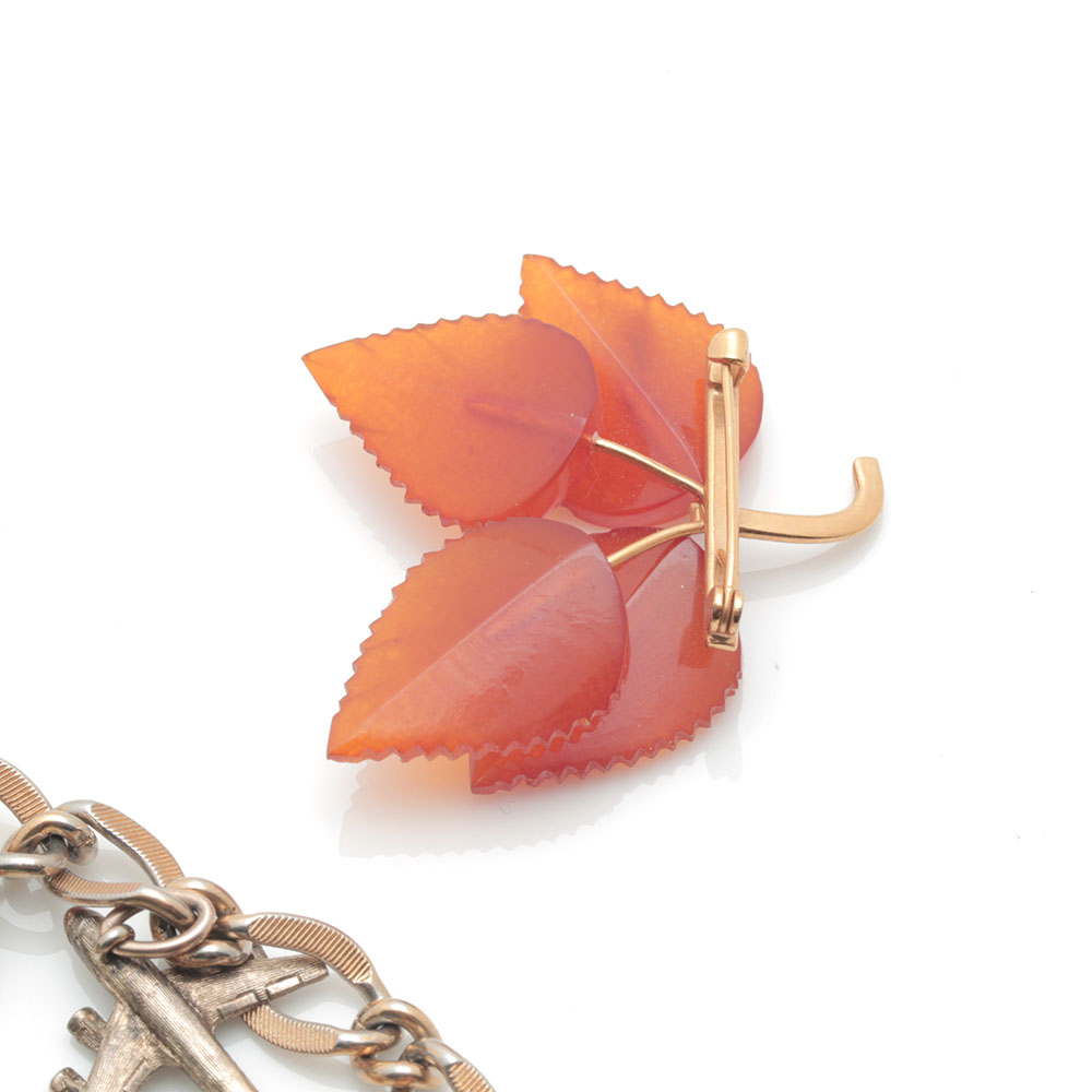 Bead and Stone Costume Jewelry Assortment Including BSK and Monet