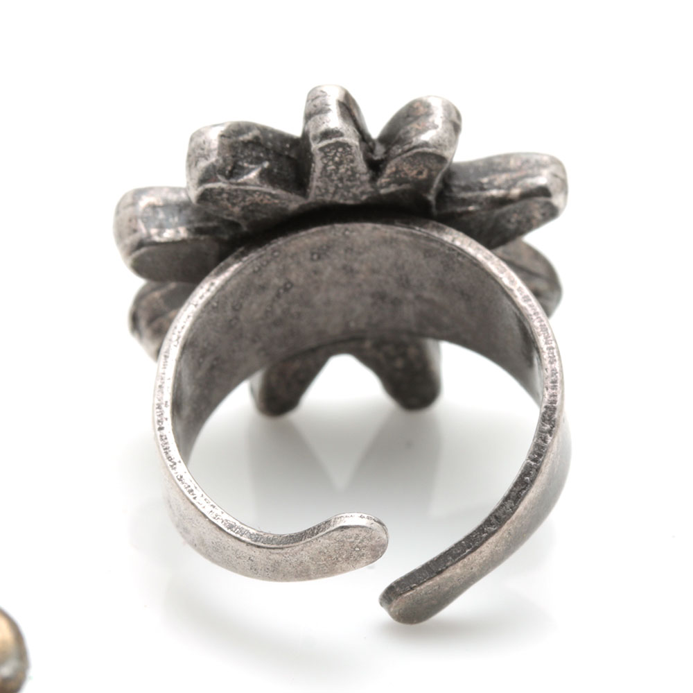 Jewelry Assortment Including Alpaca Mexico Abalone and Onyx Bracelet