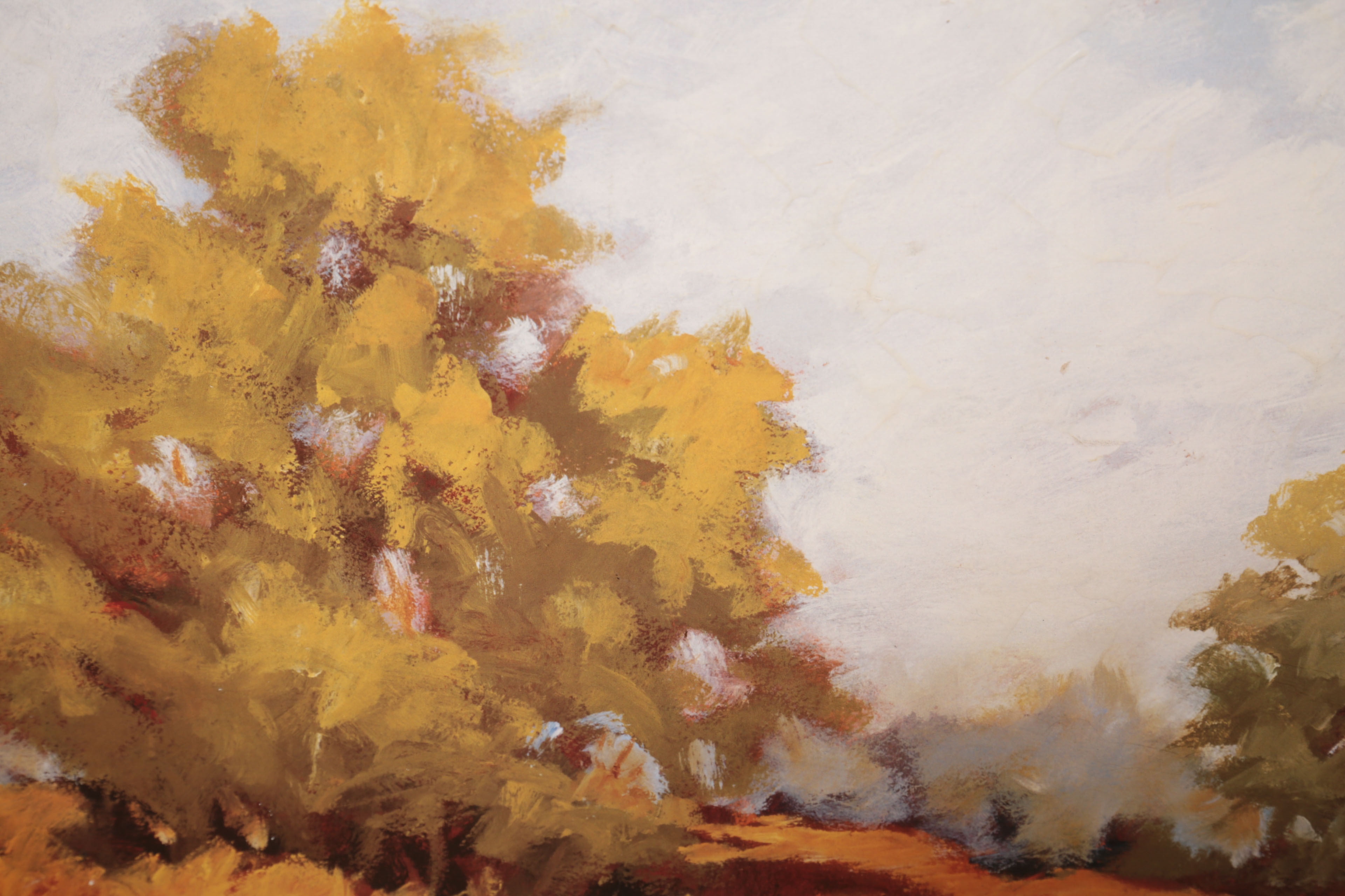 M. Baynes Original Framed Landscape Oil Painting