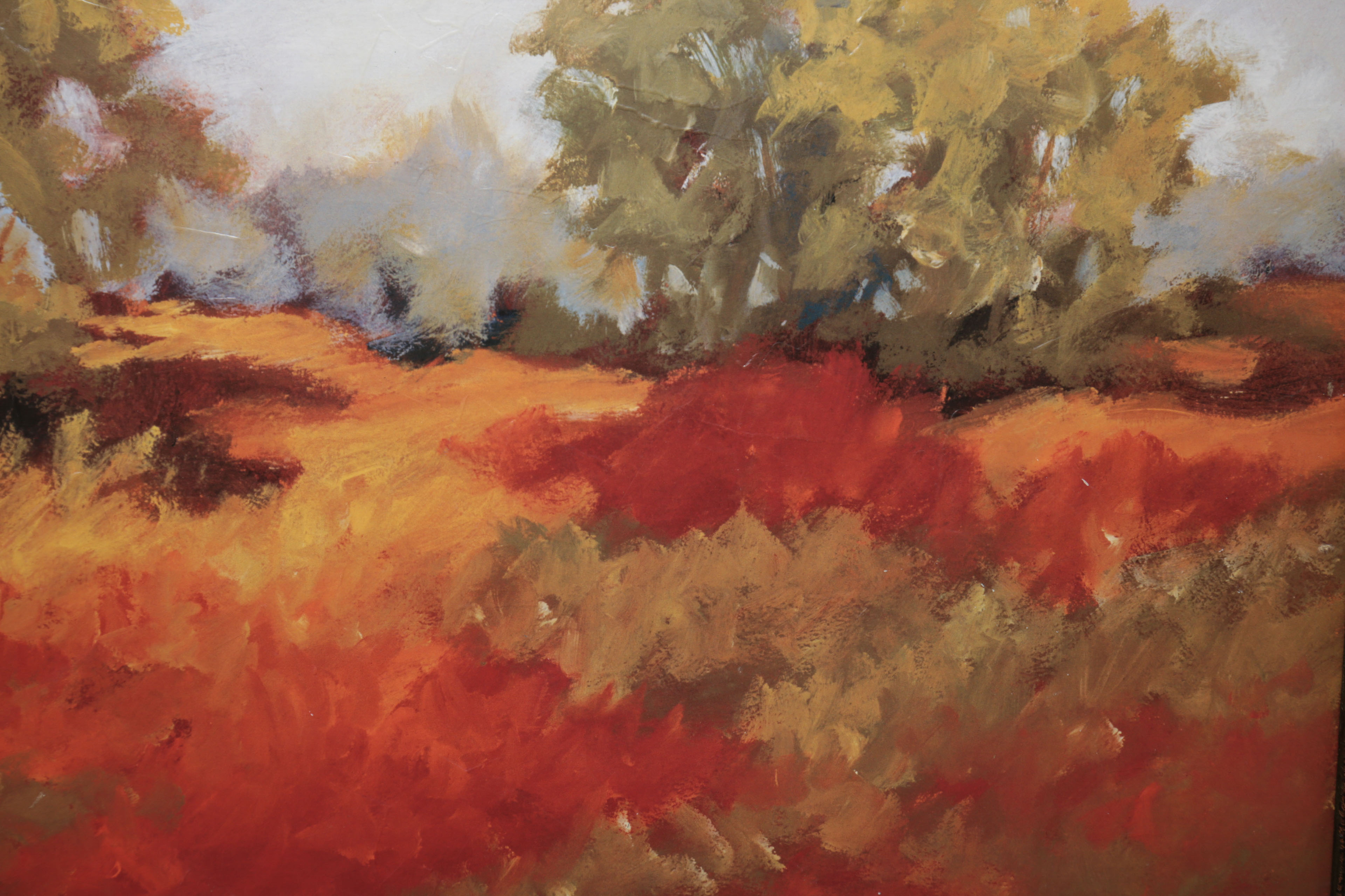 M. Baynes Original Framed Landscape Oil Painting