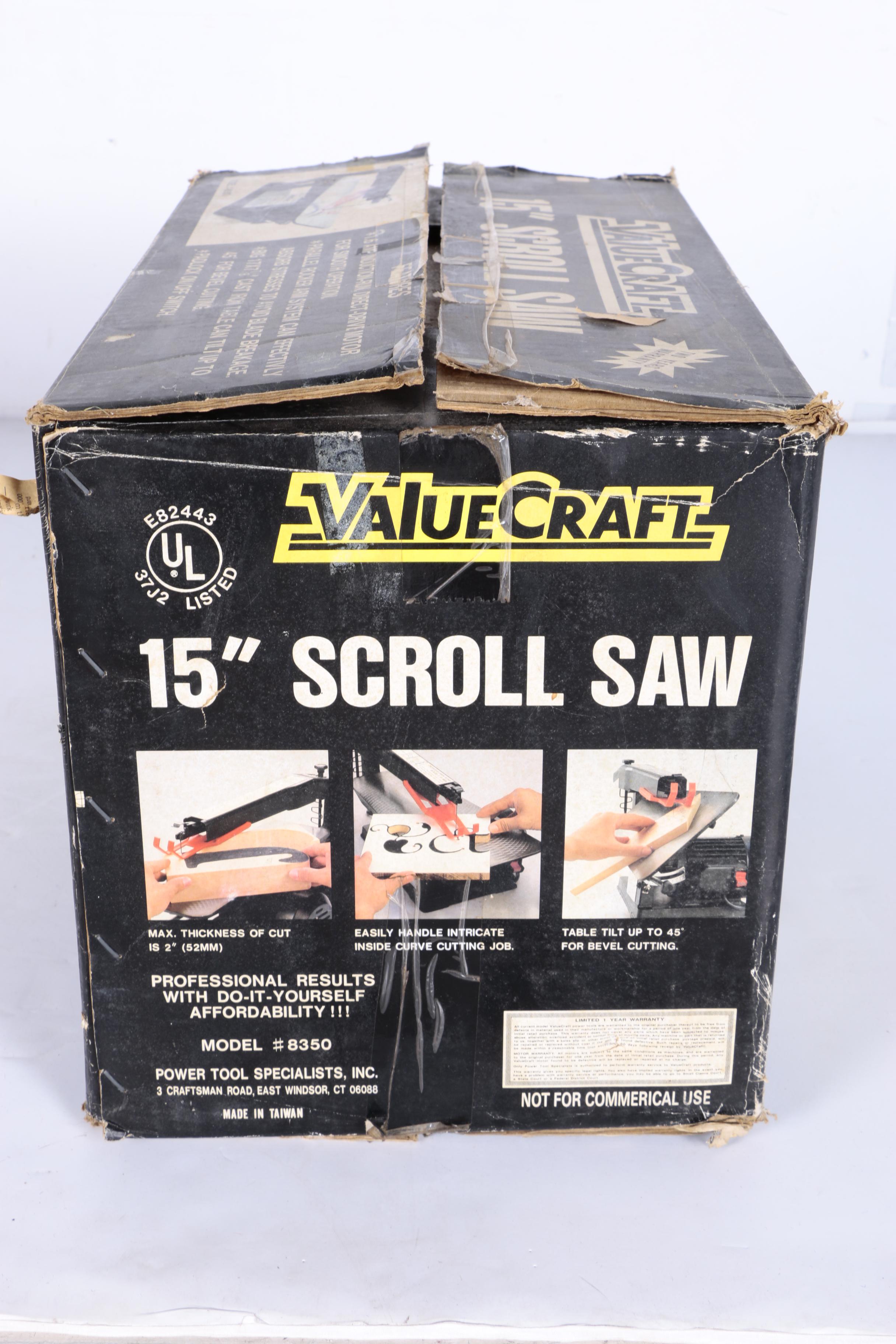 ValueCraft 15" Scroll Saw with Original Box