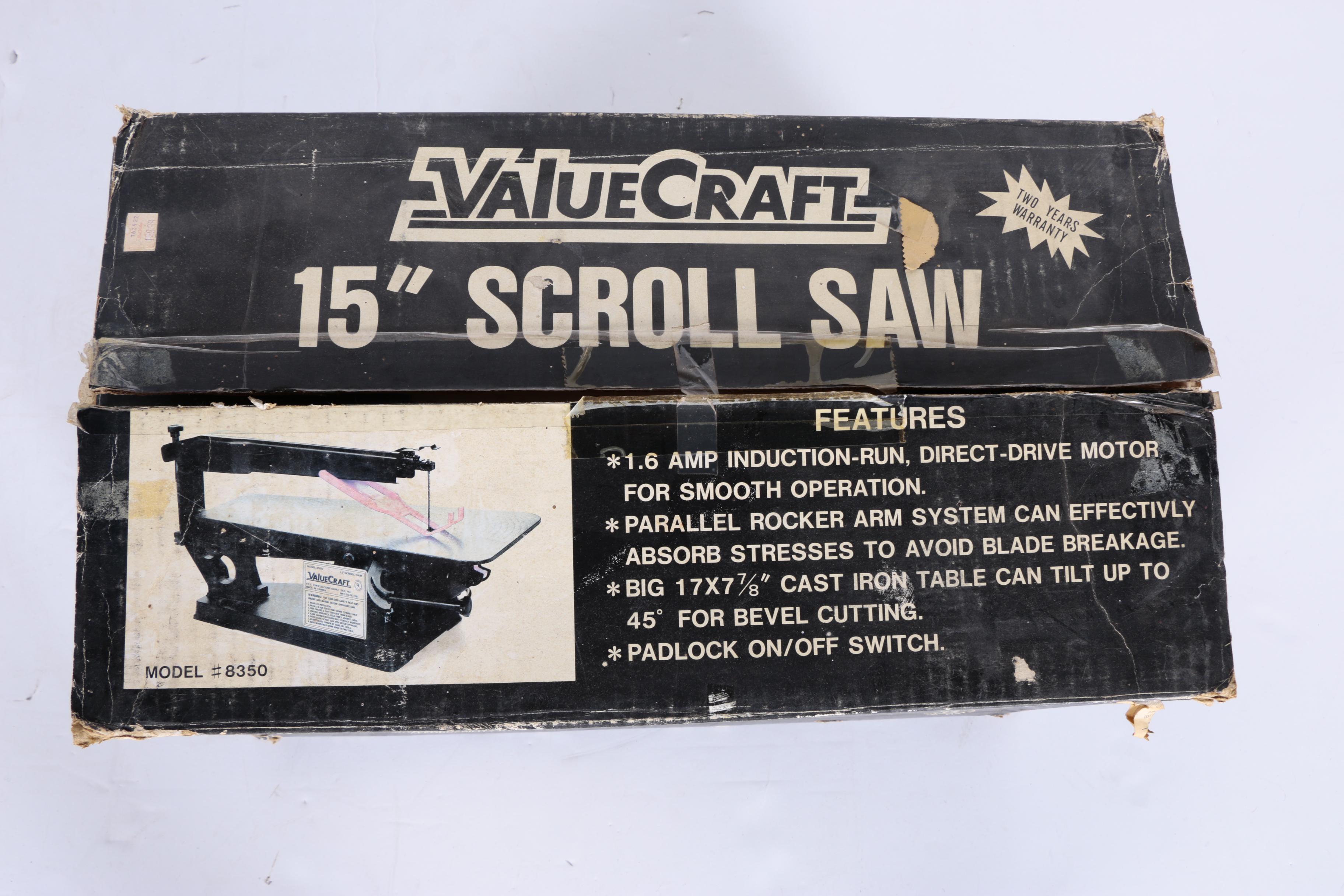 ValueCraft 15" Scroll Saw with Original Box