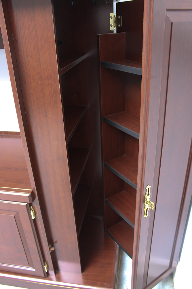 Sauder Cherry Finished Entertainment Center