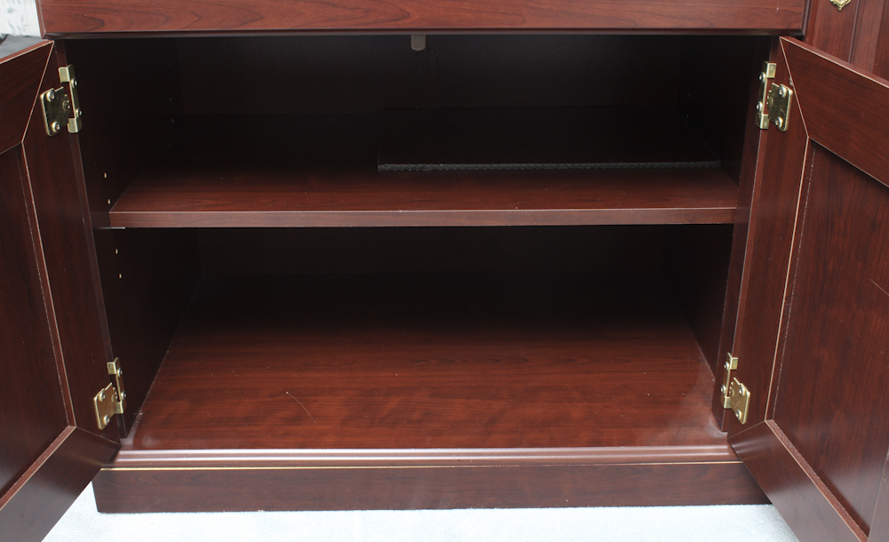 Sauder Cherry Finished Entertainment Center