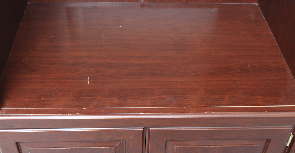 Sauder Cherry Finished Entertainment Center