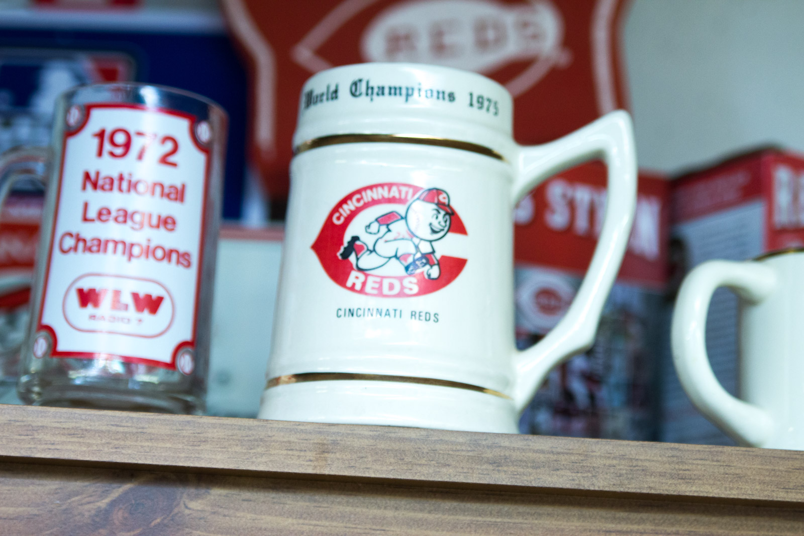 Large Collection of Cincinnati Reds Memorabilia