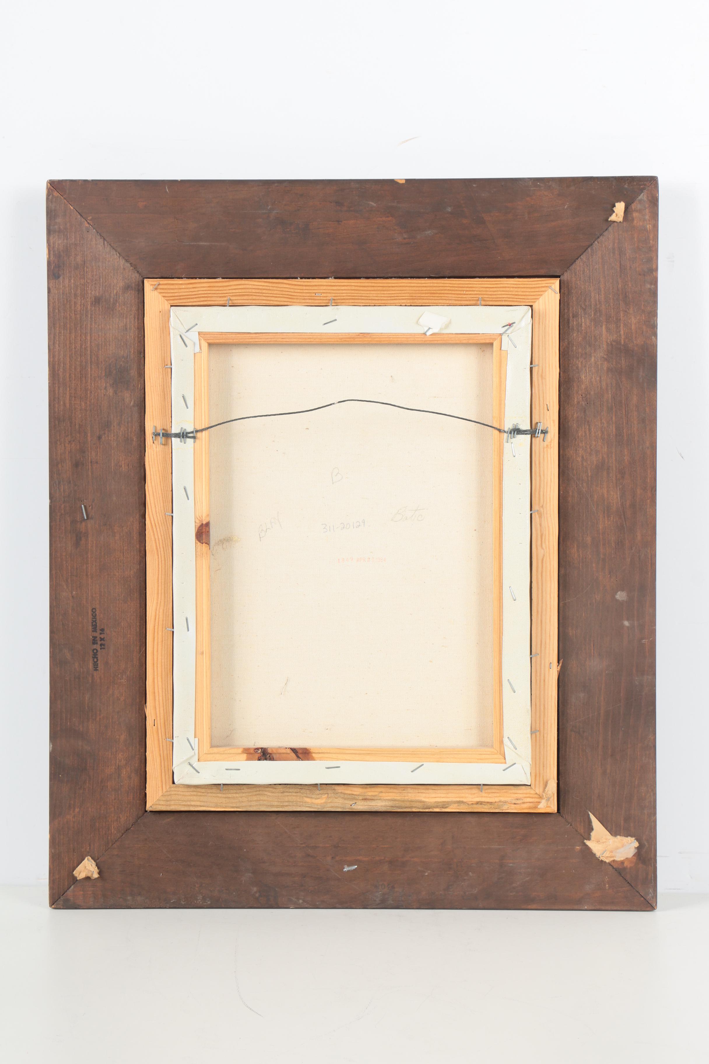 Richard Shelton Oil Painting of a Winter Landscape