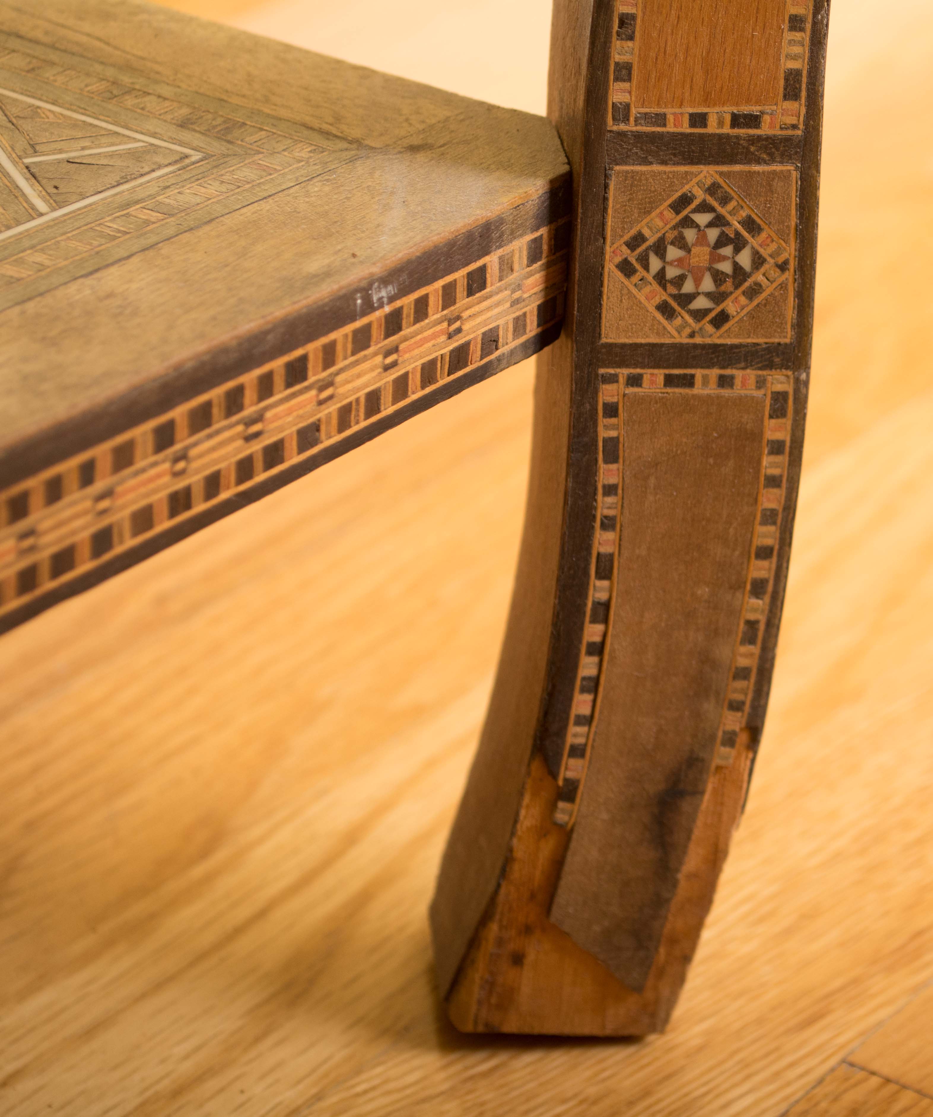 Vintage Syrian Inlaid Game Table
