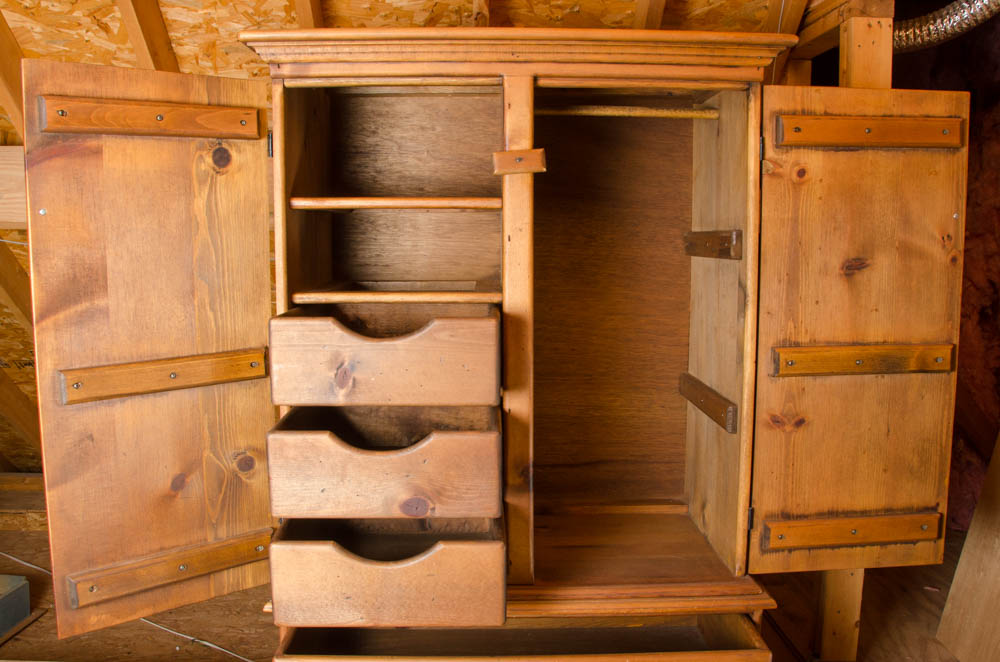 Vintage Pine Armoire