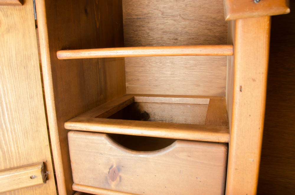 Vintage Pine Armoire