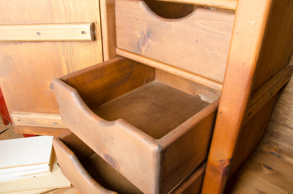 Vintage Pine Armoire