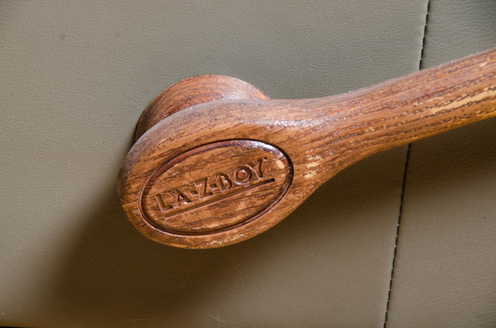 Green Leather La-Z-Boy Recliner