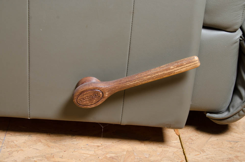 Green Leather La-Z-Boy Recliner