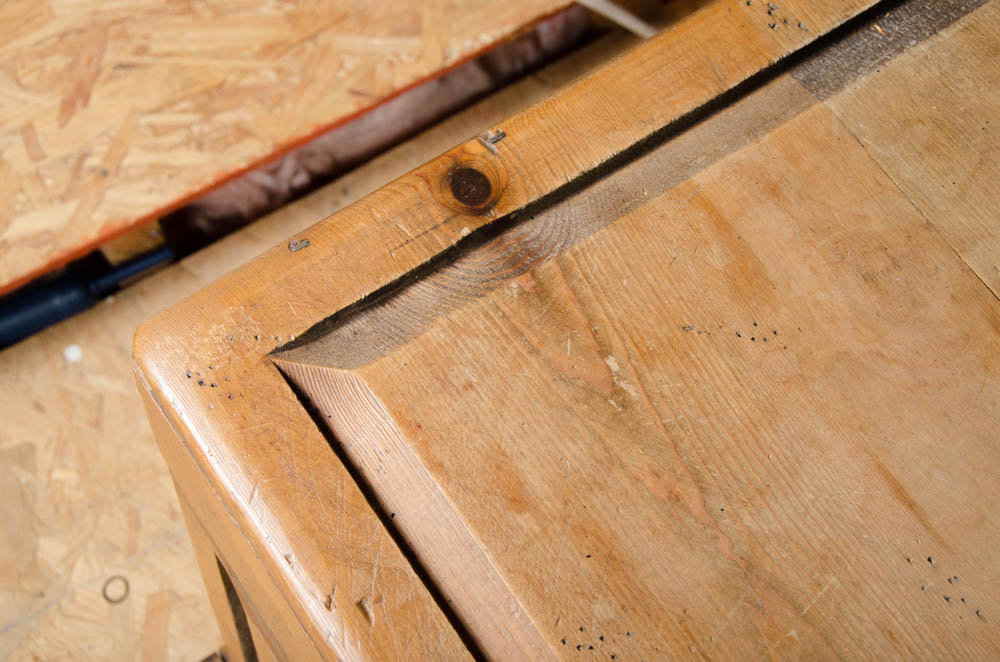 Vintage Pine Blanket Chest