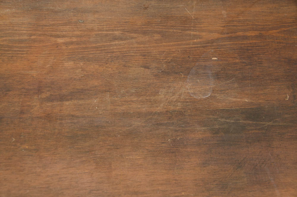 Vintage Walnut-Stained Pine Chest