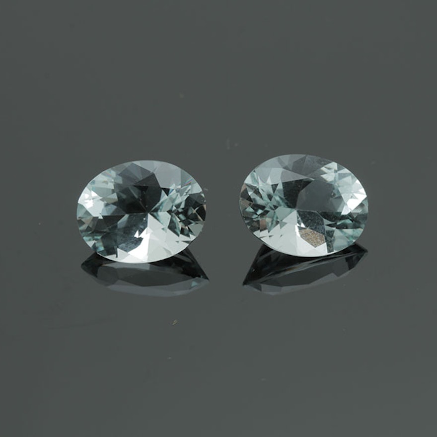Loose 9.51 CTW Aquamarine Gemstones