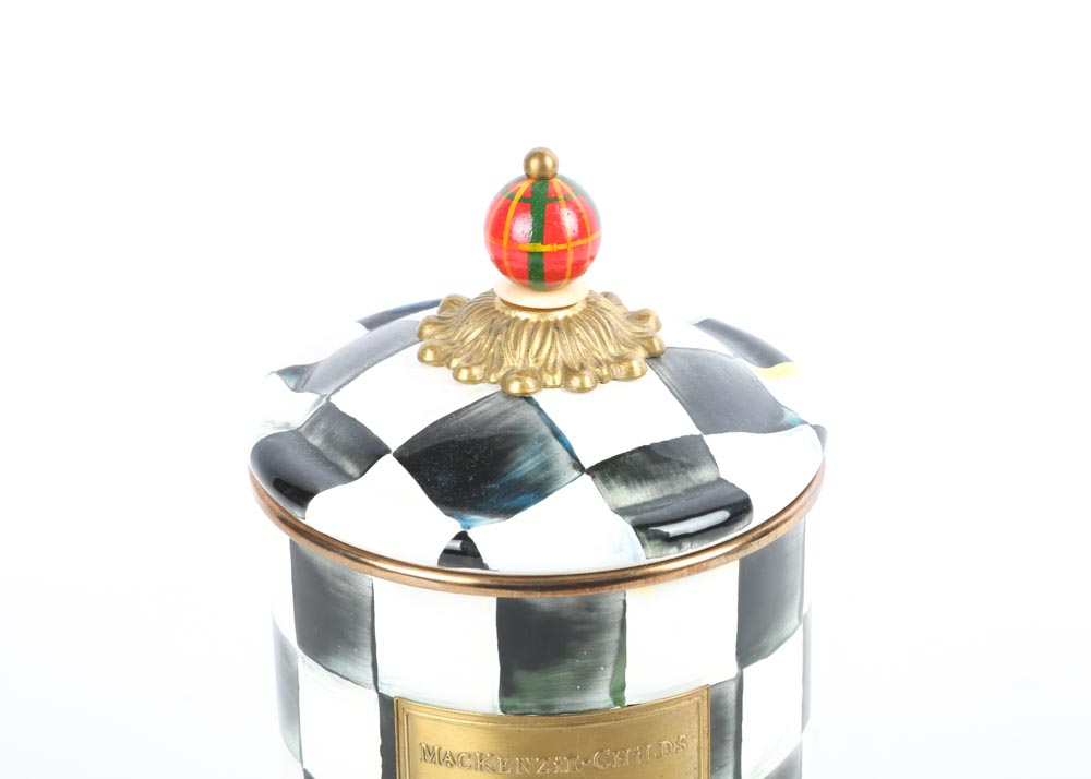 MacKenzie-Childs "Courtly Check" Canisters