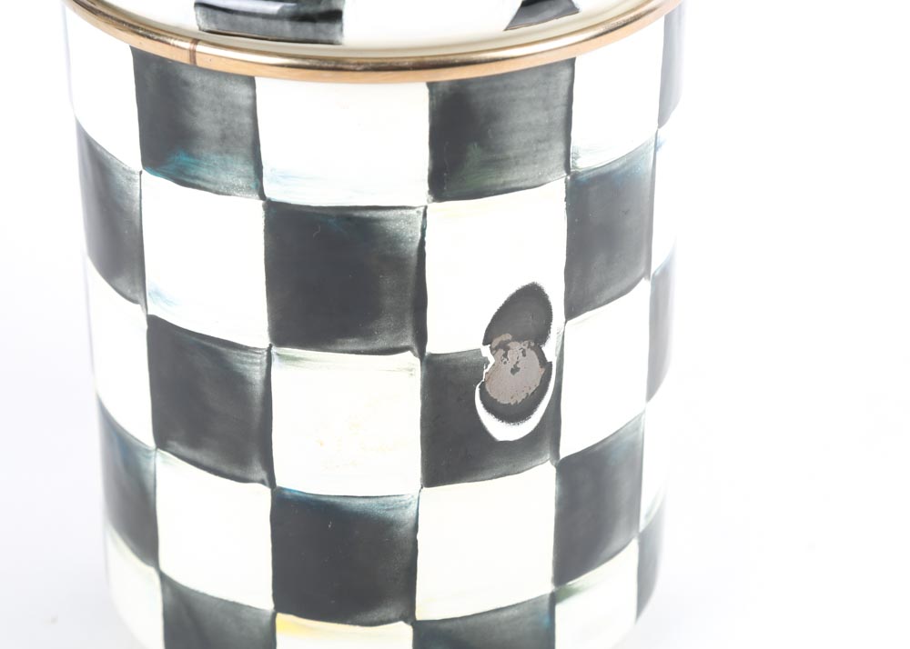 MacKenzie-Childs "Courtly Check" Canisters