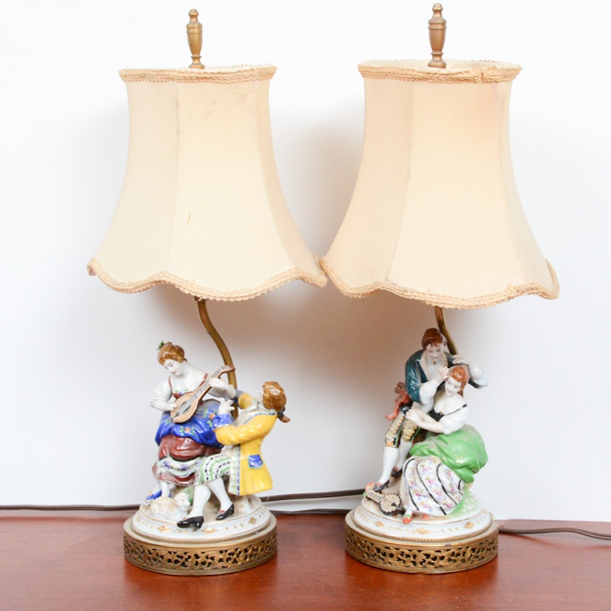 Ceramic Figural Table Lamps